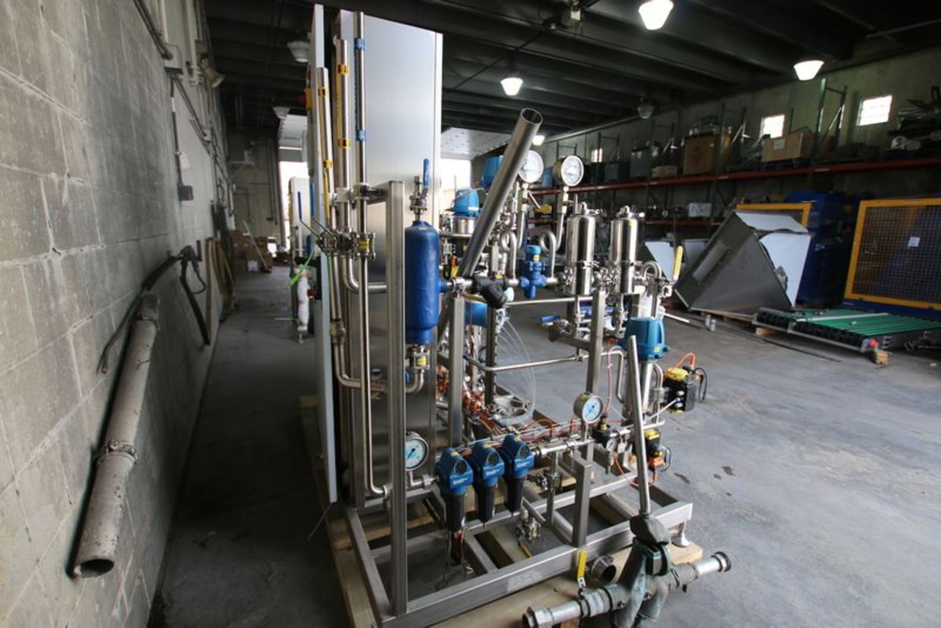NEW (Never Installed) Boccard Fruit Blending Skid. Includes SPX 3" Inline Static Mixer, (13) GEA - Image 3 of 17