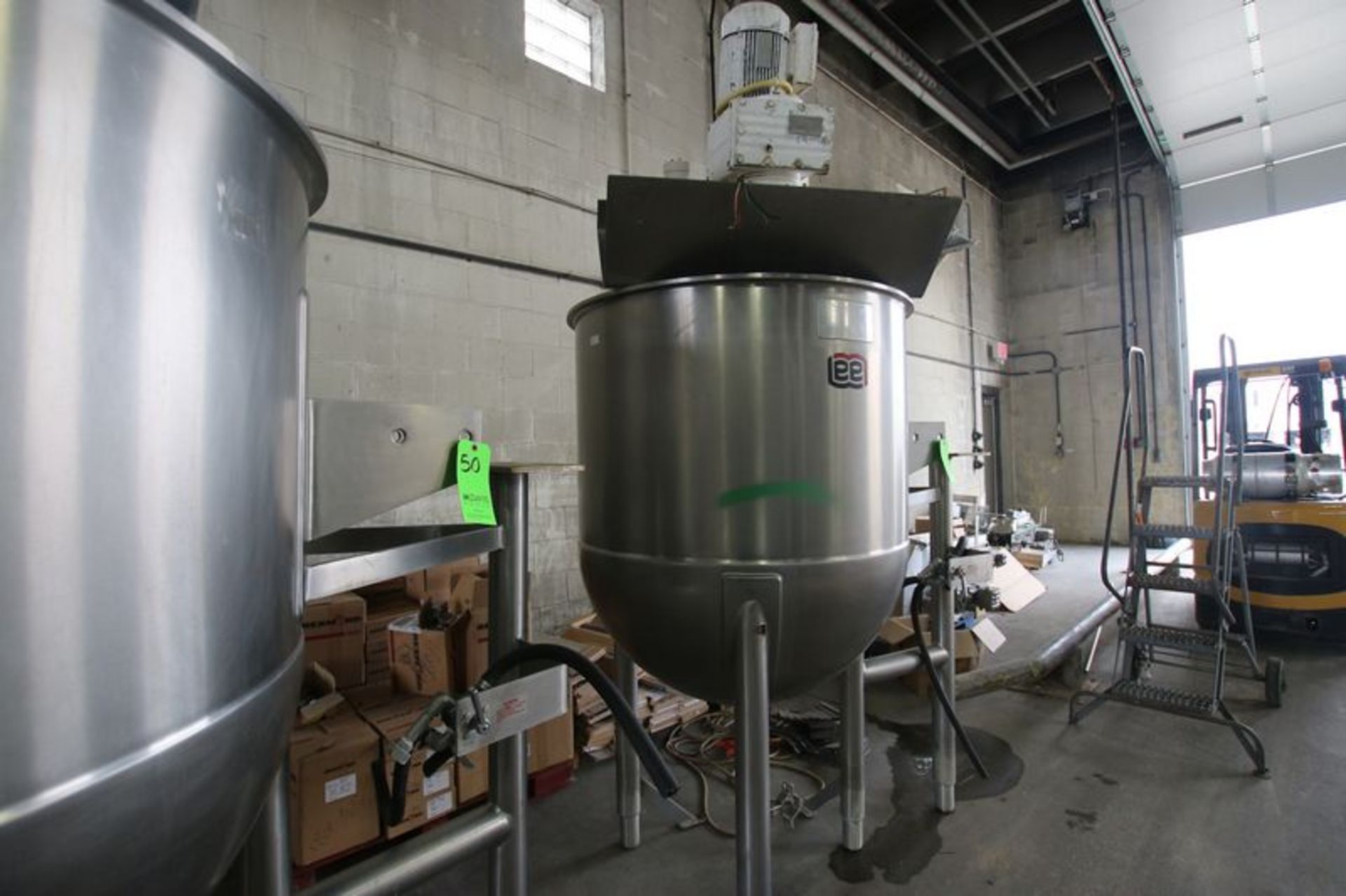 Lee 225 Gallon S/S Kettle. Model 225 A1OT. S/N 17389-1-1. Equipped with Snuggler Sweep Agitation and - Image 3 of 9