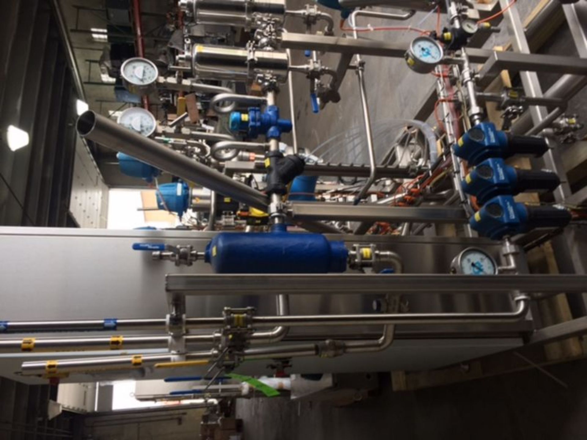 NEW (Never Installed) Boccard Fruit Blending Skid. Includes SPX 3" Inline Static Mixer, (13) GEA - Image 15 of 17