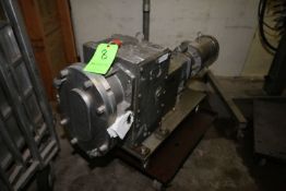 Fristam 5 HP Positive Displacement Pump. Model FKL150. S/N FKL1500205003. 3" Clamp Type Inlet and