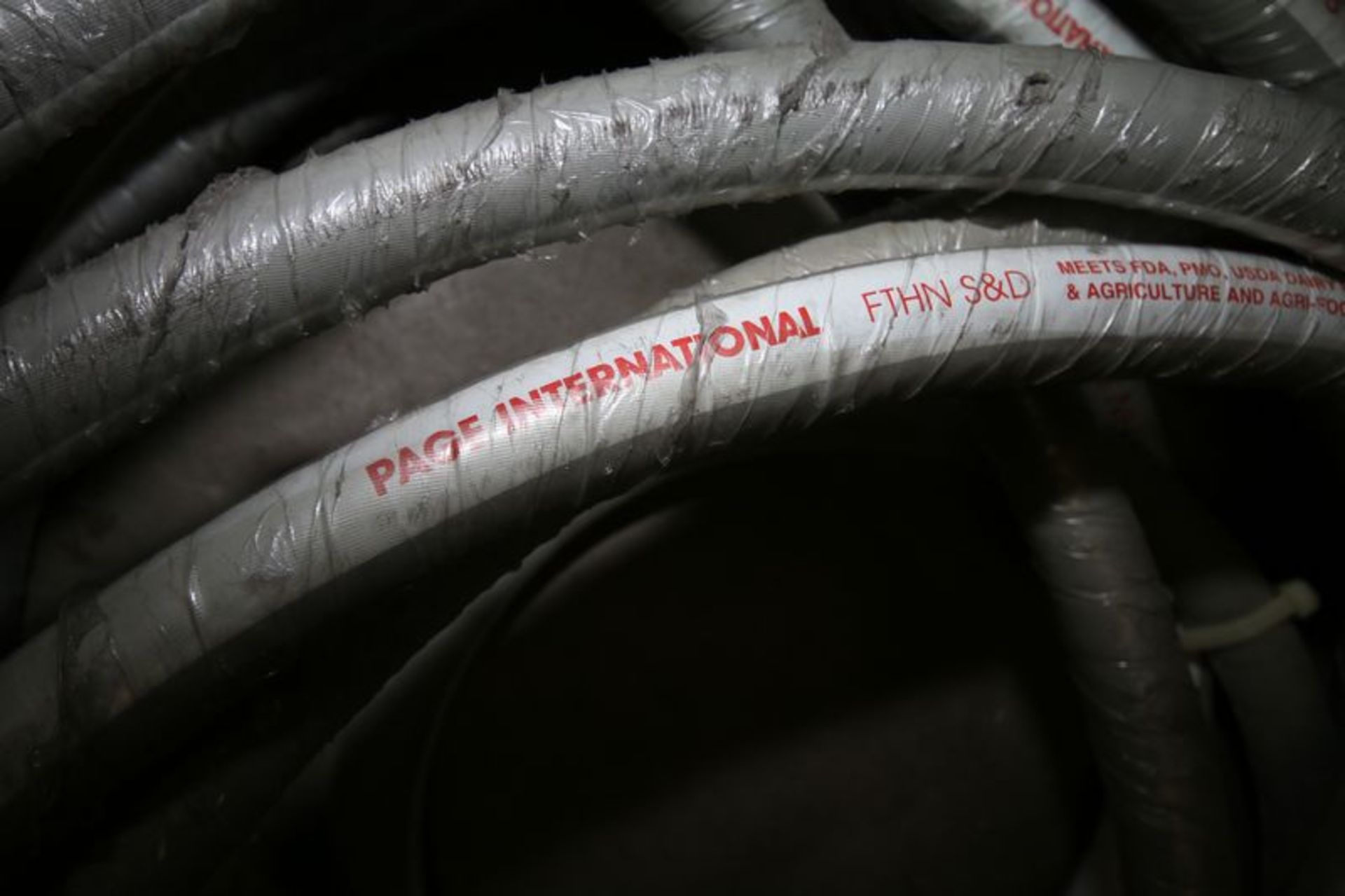 Paige International High Pressure Air Hoses. Model 18-03. Sanitary Grade.***Located in Brown Storage - Image 3 of 3