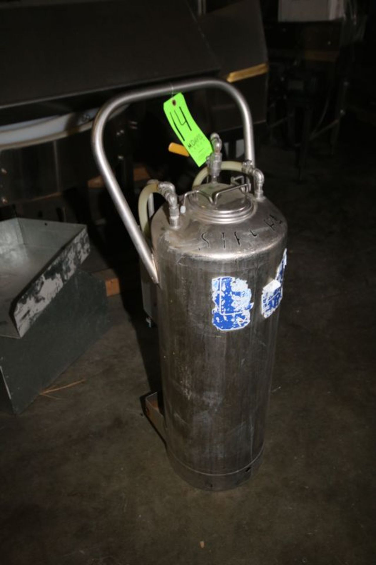 Ecolab S/S Portable Foamer. Model T. Mounted on Casters.***Located in Brown Storage Building