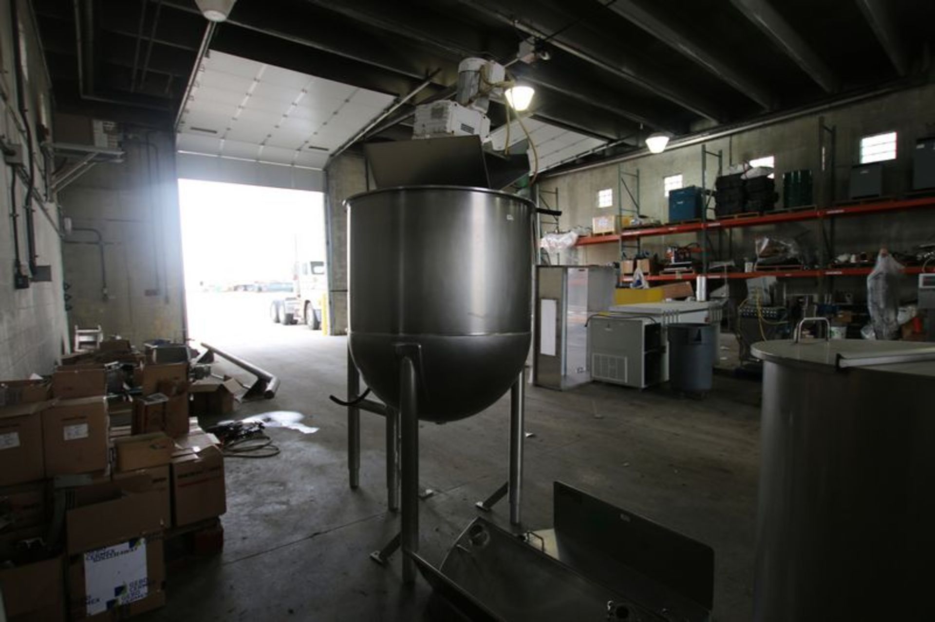 Lee 225 Gallon S/S Kettle. Model 225 A1OT. S/N 17389-1-2. Equipped with Snuggler Sweep Agitation and - Image 6 of 10