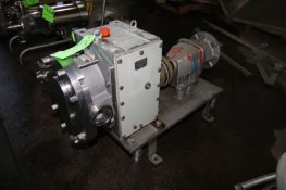 Fristam Positive Displacement Pump Head. Model FKL150. S/N FKL1500205002. 3" Clamp Type Inlet and