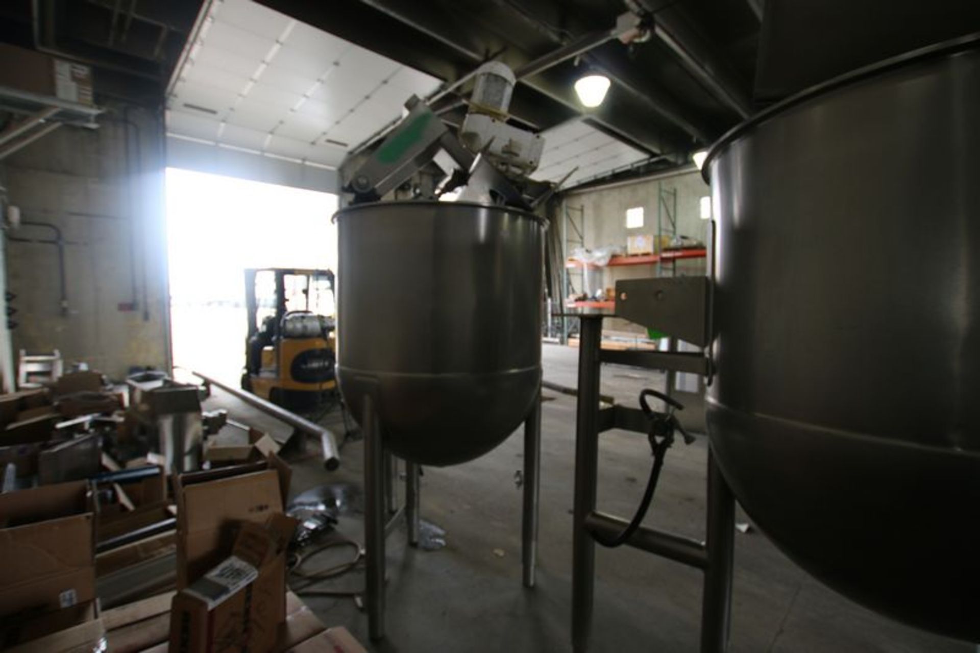 Lee 225 Gallon S/S Kettle. Model 225 A1OT. S/N 17389-1-1. Equipped with Snuggler Sweep Agitation and - Image 5 of 9