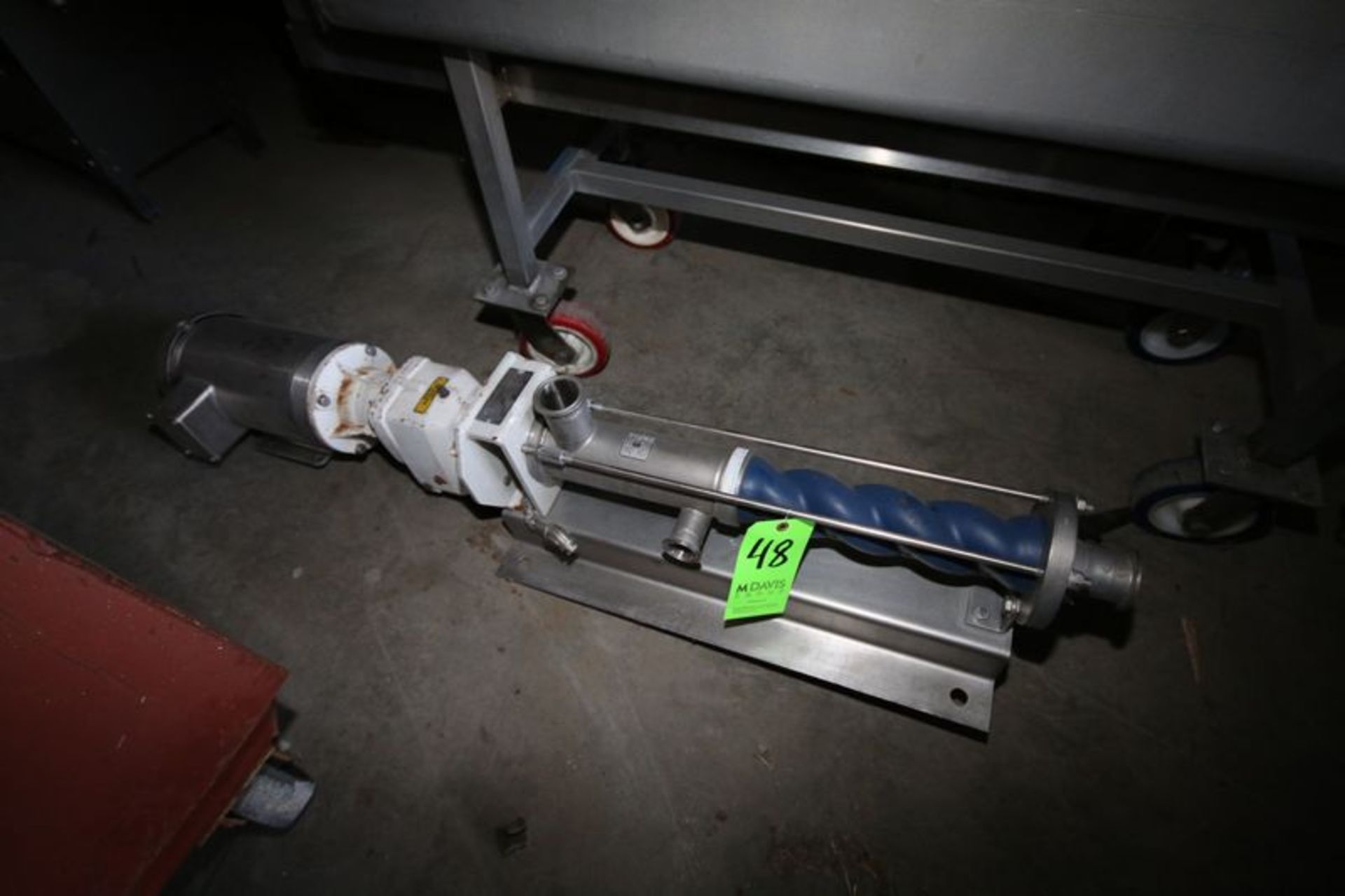 Seepex Progressive Cavity Pump. Range BCS0. Commission # 8150232. 2" Clamp Type Inlet and Outlet.