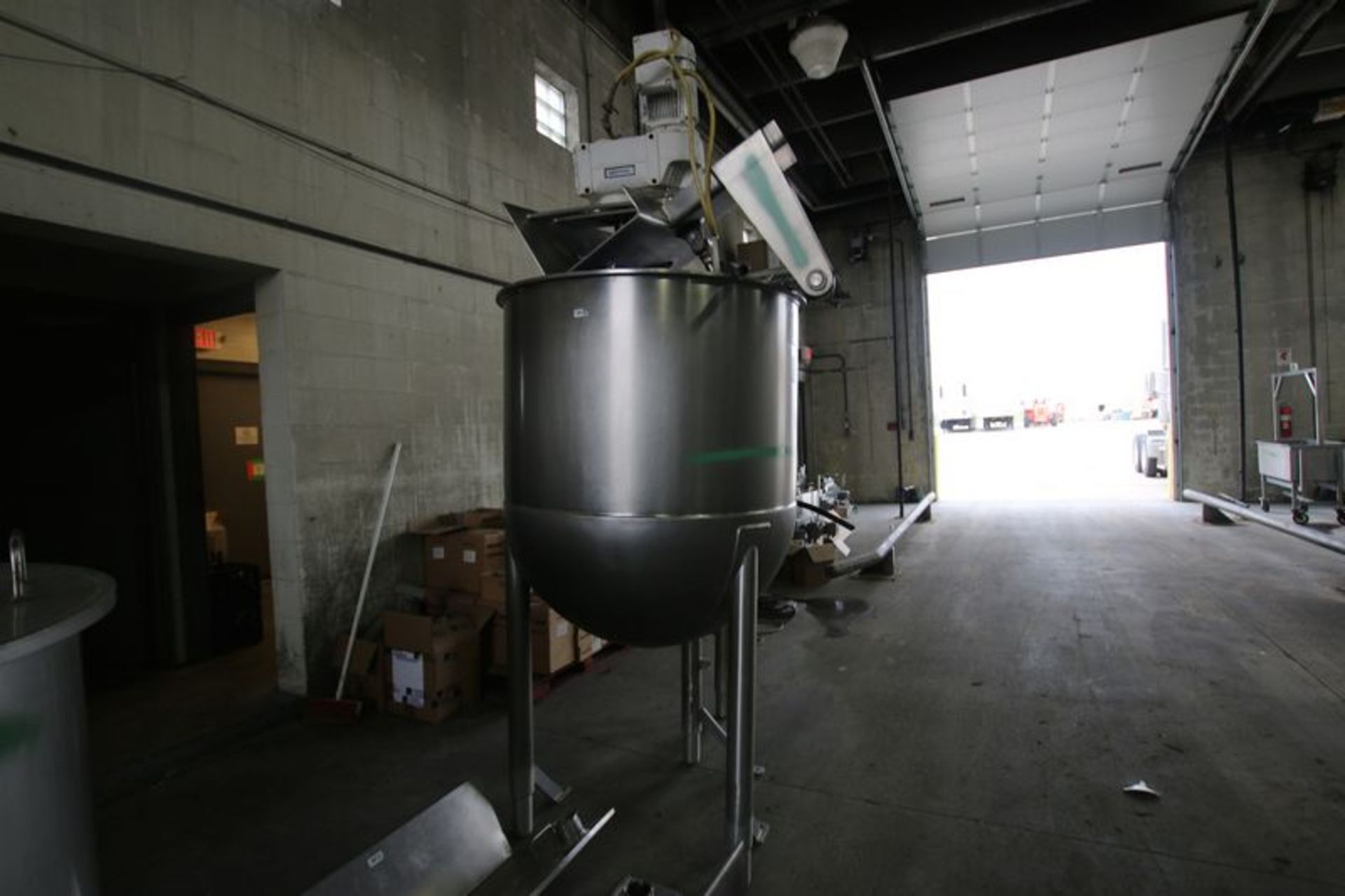 Lee 225 Gallon S/S Kettle. Model 225 A1OT. S/N 17389-1-2. Equipped with Snuggler Sweep Agitation and - Image 5 of 10