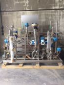 NEW (Never Installed) Boccard Fruit Blending Skid. Includes SPX 3" Inline Static Mixer, (13) GEA