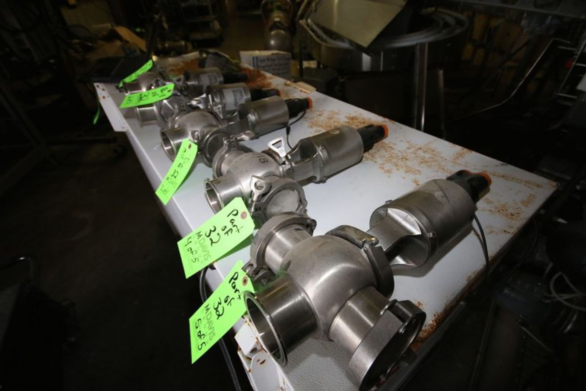 WCB Air Valves. M/N W6102742, With Efactor Tops. 3" 3- Way. - Image 2 of 4