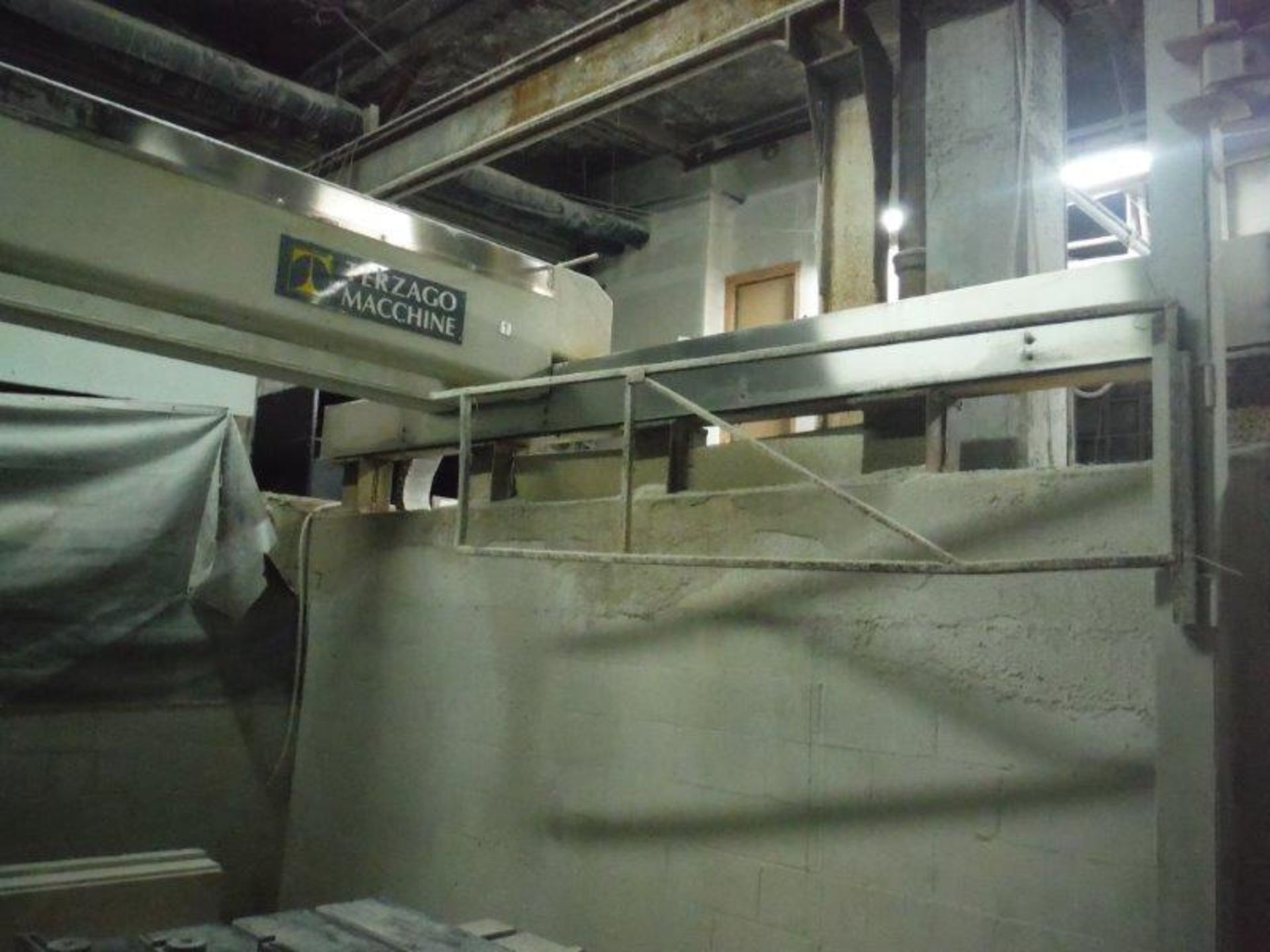 TERZAGO PLANA (2002)100''X57'' 4 AXIS S/E ELECTRONIC BRIDGE CUTTER C/W ELECTRIC SPINDLE, MILLING, - Image 7 of 11