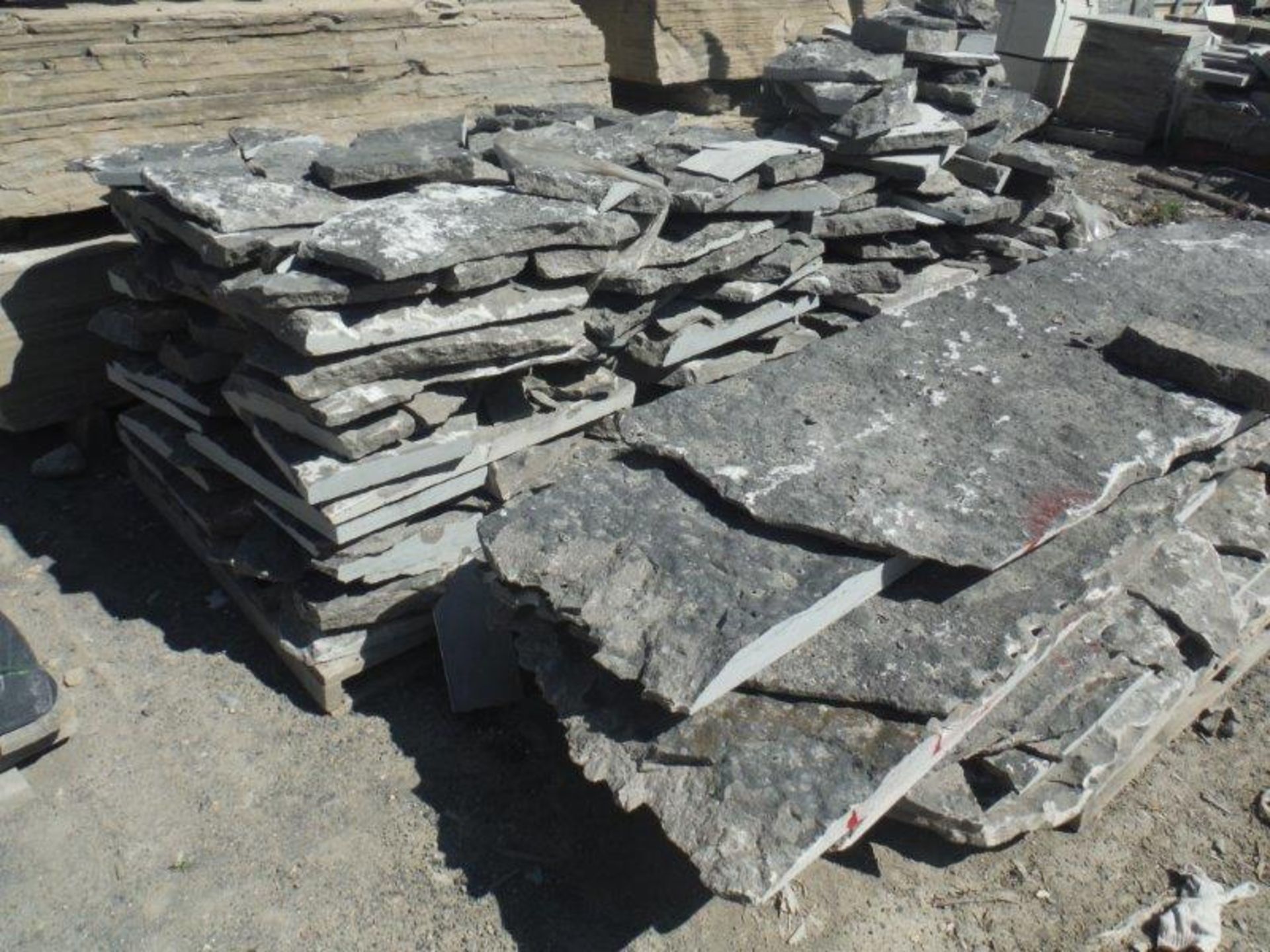 PALLETS OF ASSORTED NATURAL STONE (EXTERIOR)