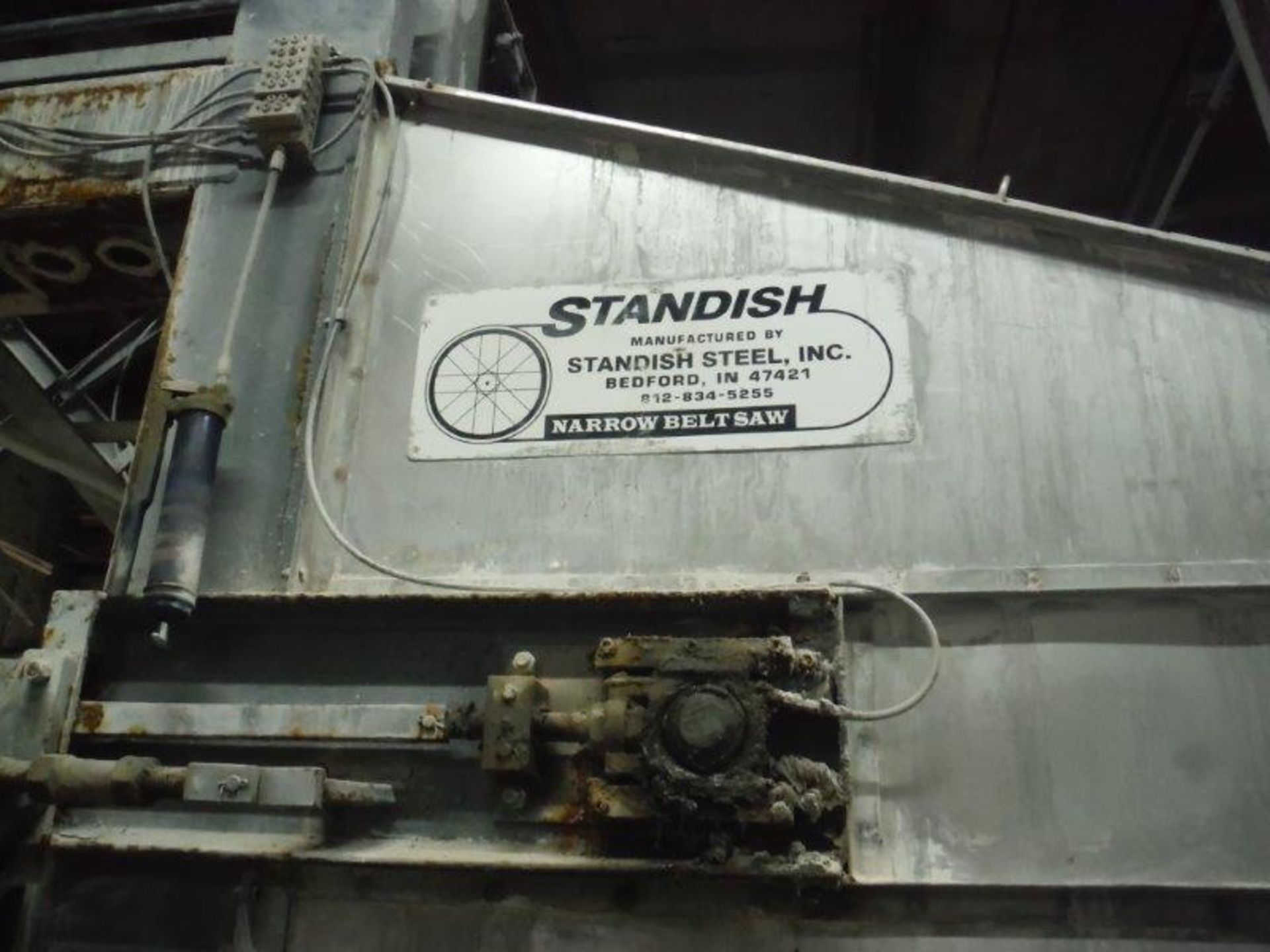 STANDISH STEEL 2-AXIS NARROW BELT SAW, - Image 2 of 13