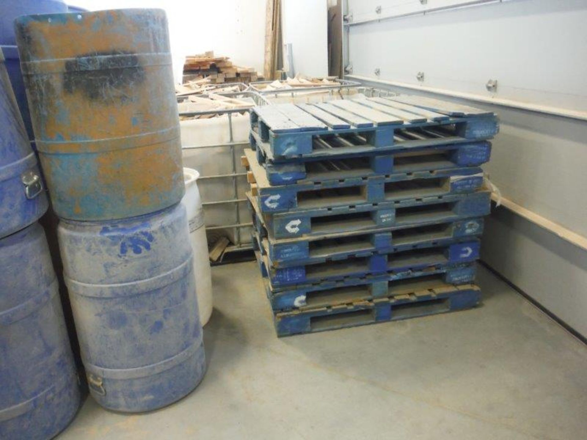 ASSORTED PALLETS, WASTE CONTAINERS - Image 2 of 2