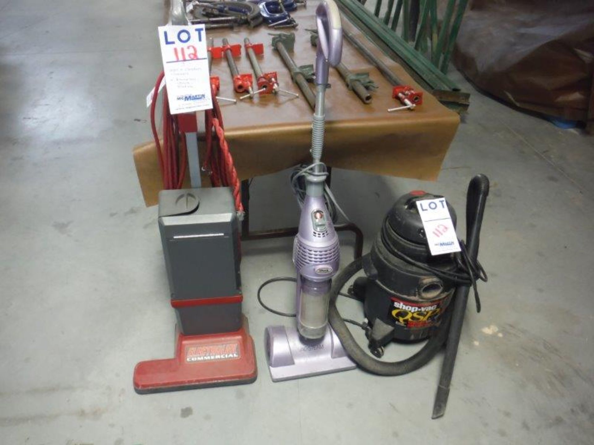 ASSORTED VACUUM CLEANERS