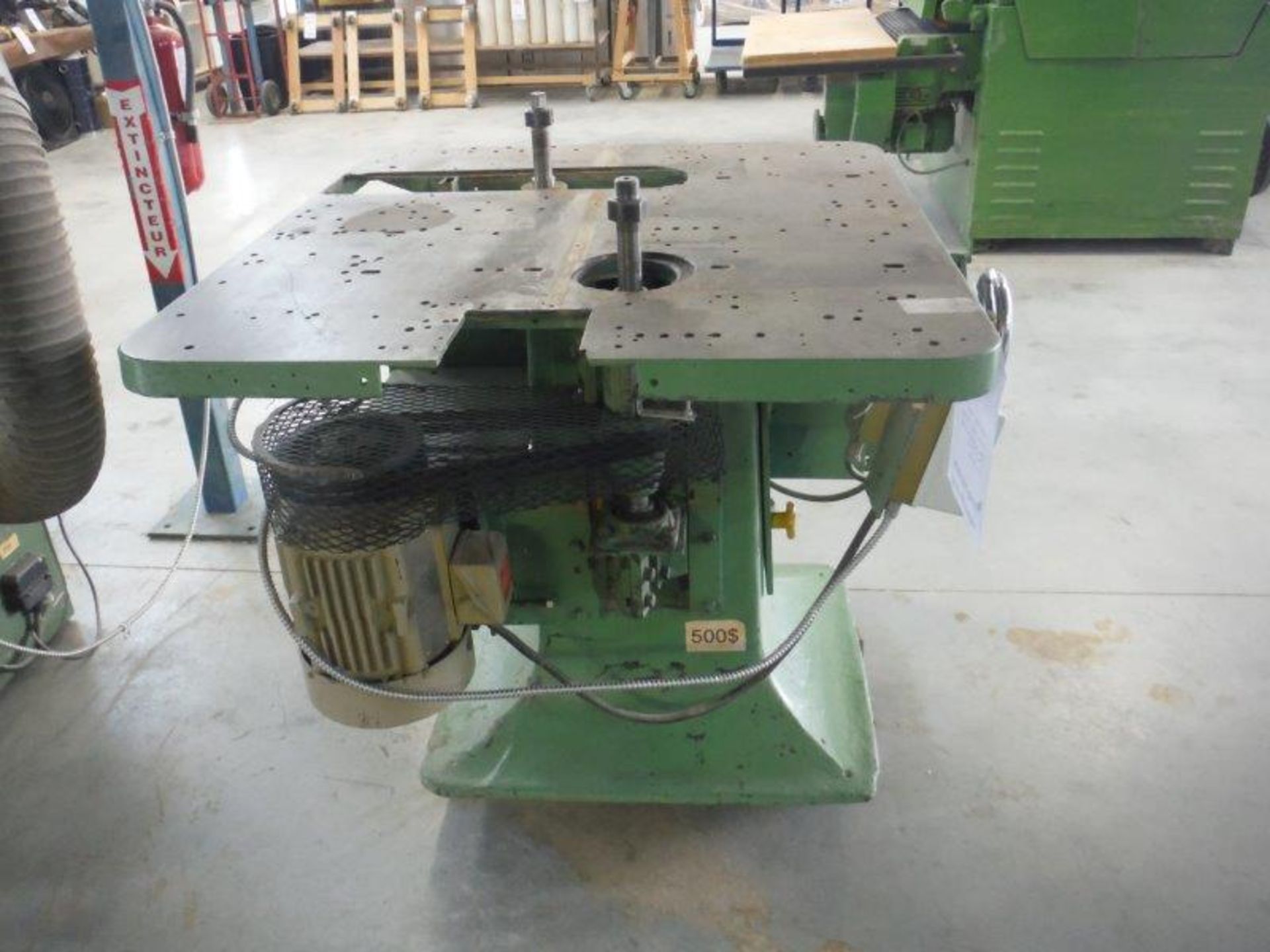 "GOLDIE &MCCULLOCH" DUAL HEAD SHAPER, 600 volts, 1 1/4'' shaft, 5-HP dual motors - Image 2 of 3