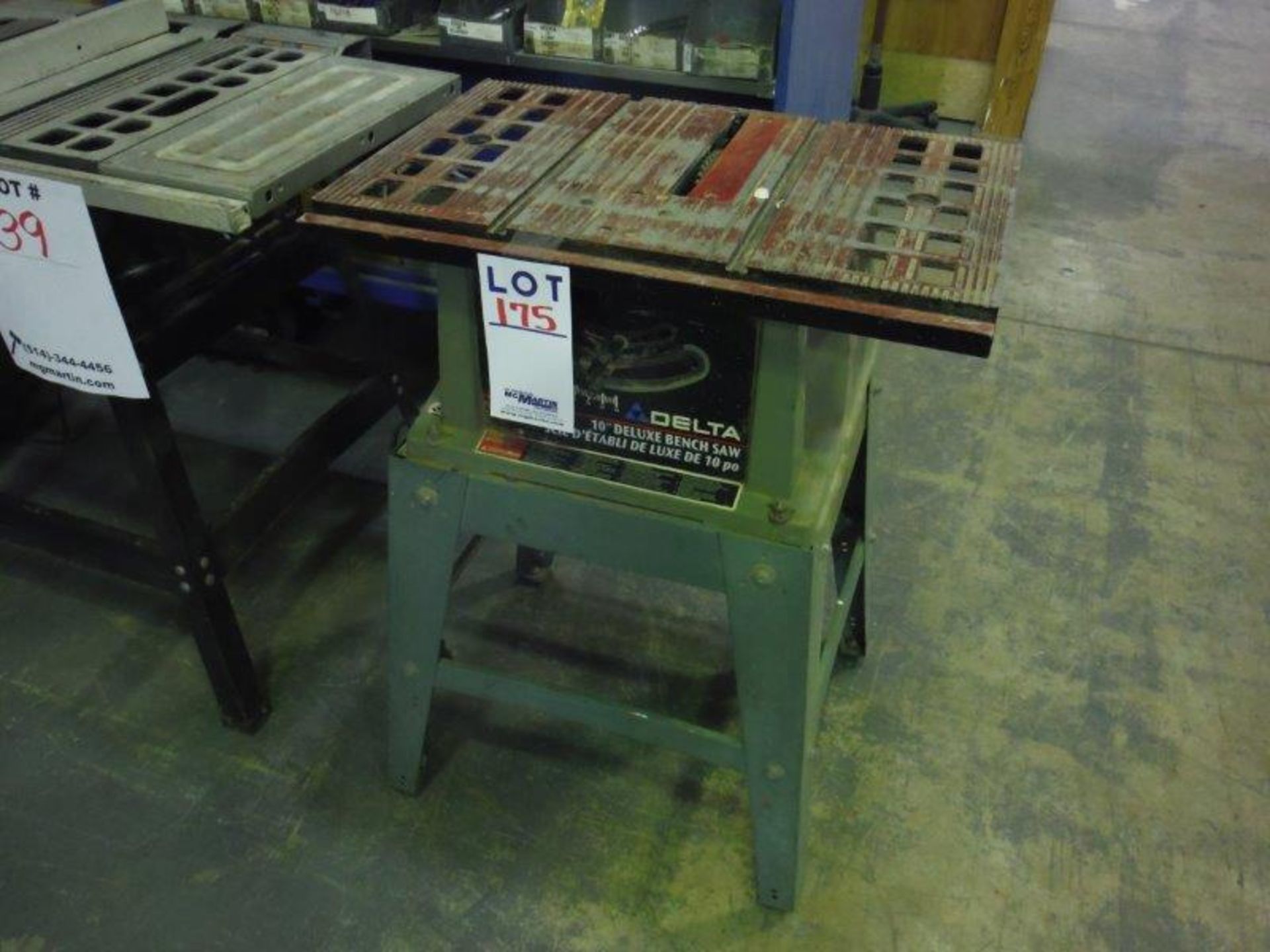 "DELTA" 10" BENCH SAW