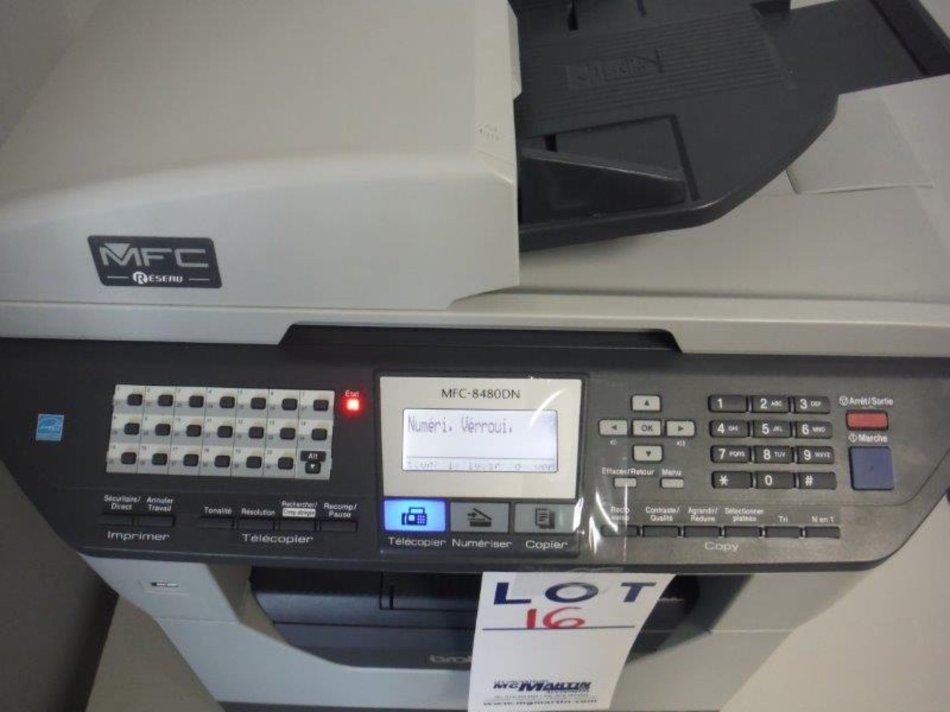 "BROTHER" MULTI FUNCTION CENTER # MFC 8480DN - Image 2 of 3