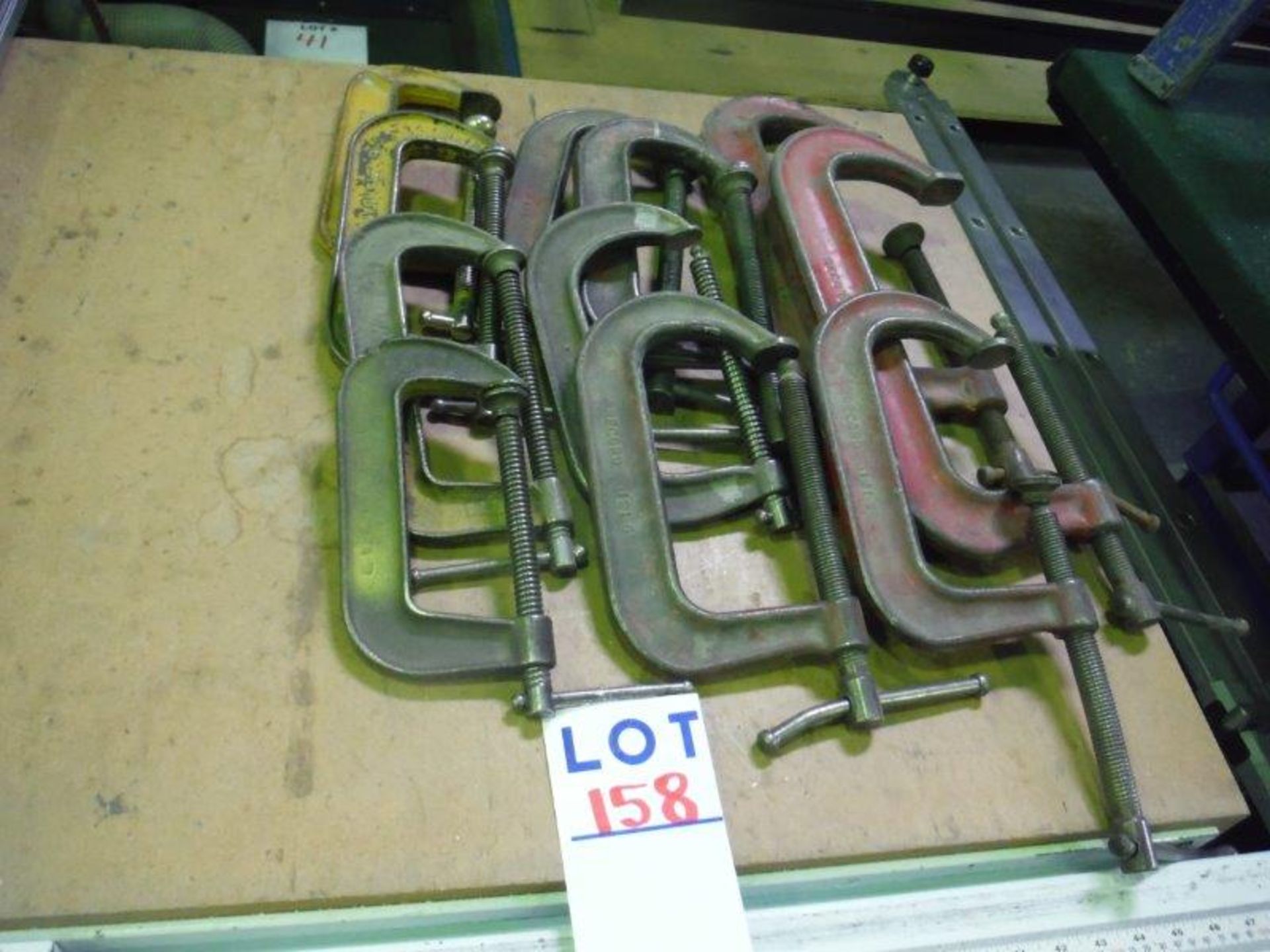 LOT: ASSORTED "C" CLAMPS (11X)