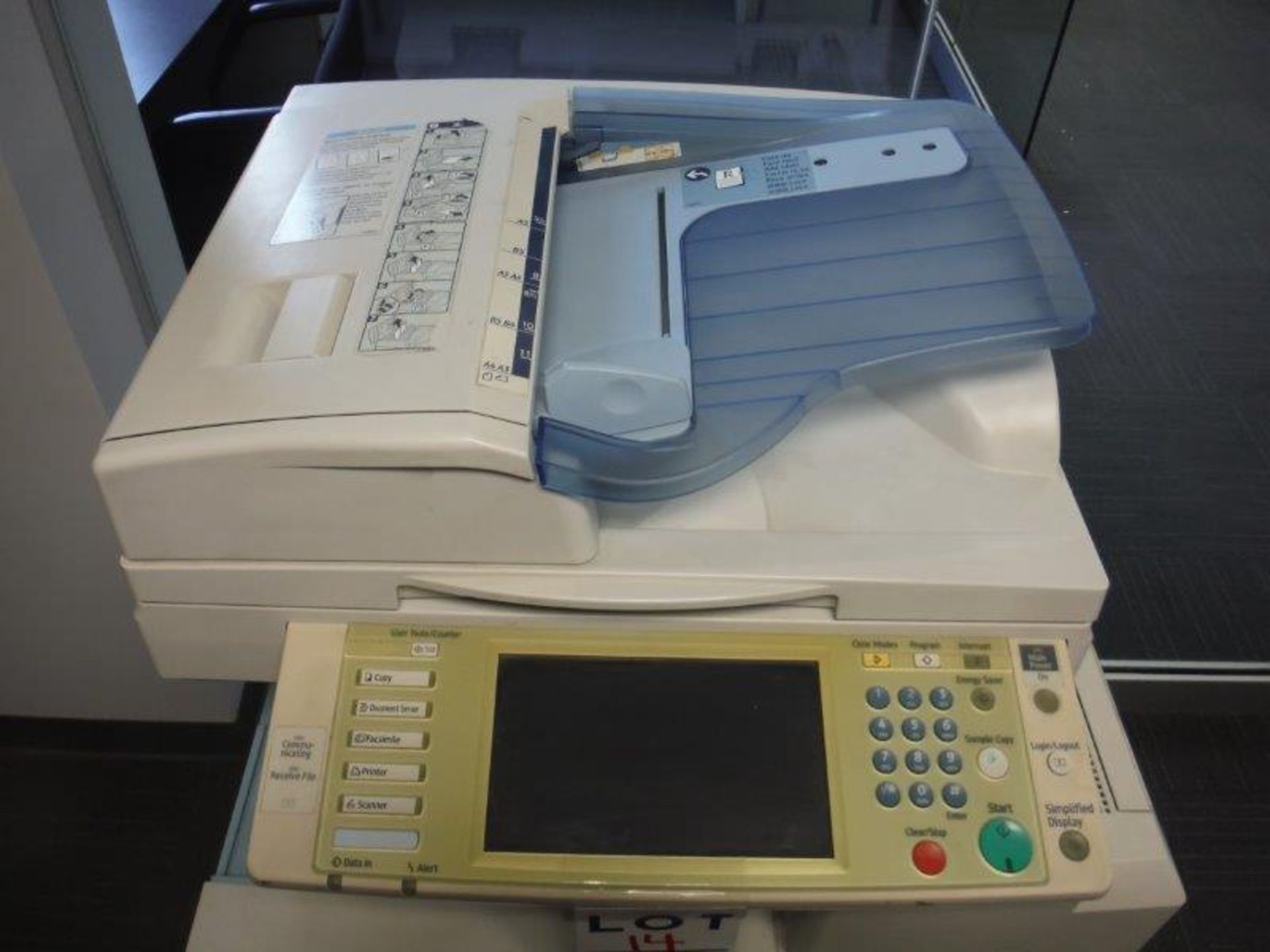 "RICOH" COLOR PHOTOCOPIER w/ 4 PAPER TRAYS # AFICO MPC4500 - Image 2 of 6