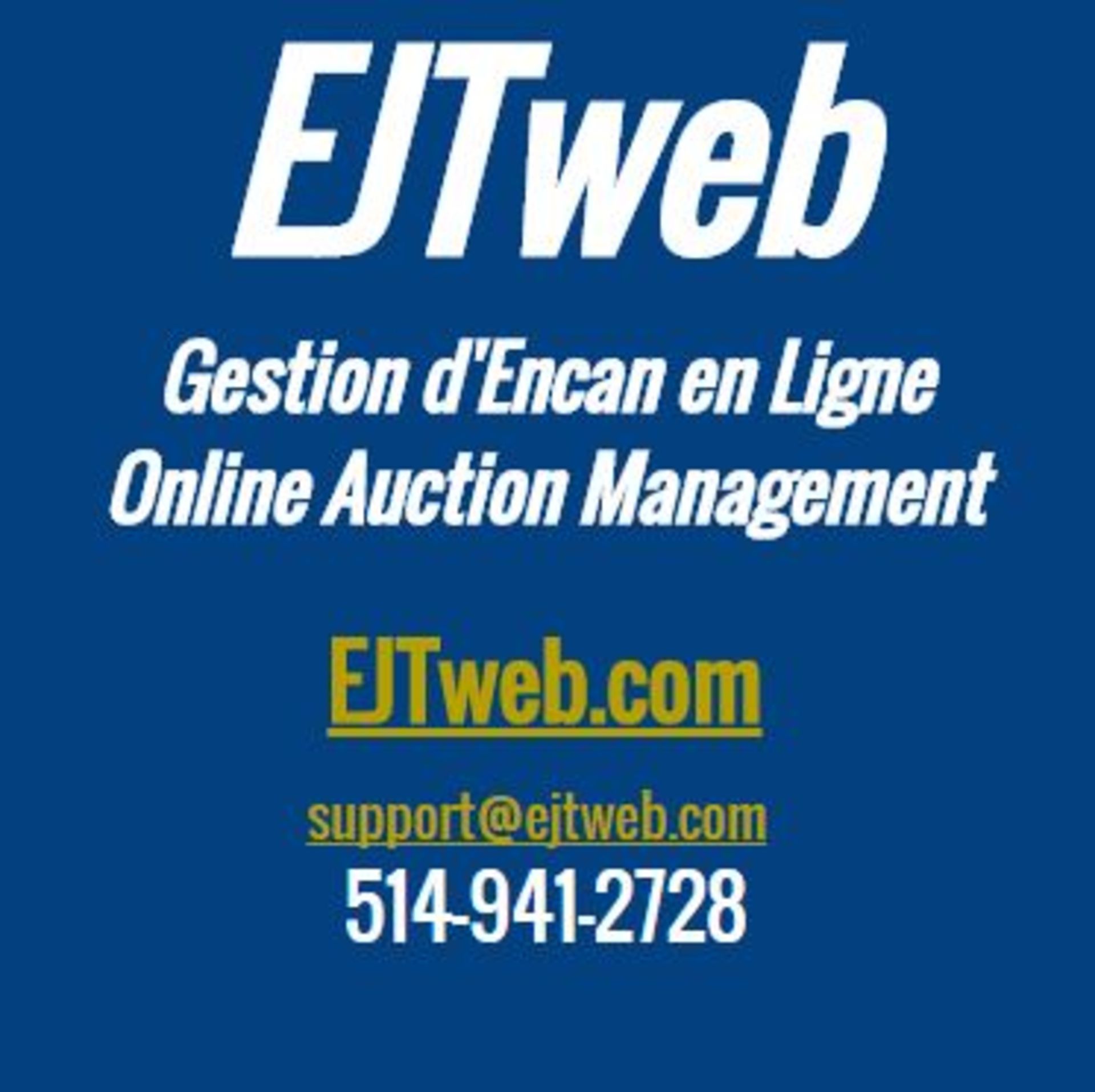 Contact us for technical assistance and/or translations * support@ejtweb.com 514-941-2728