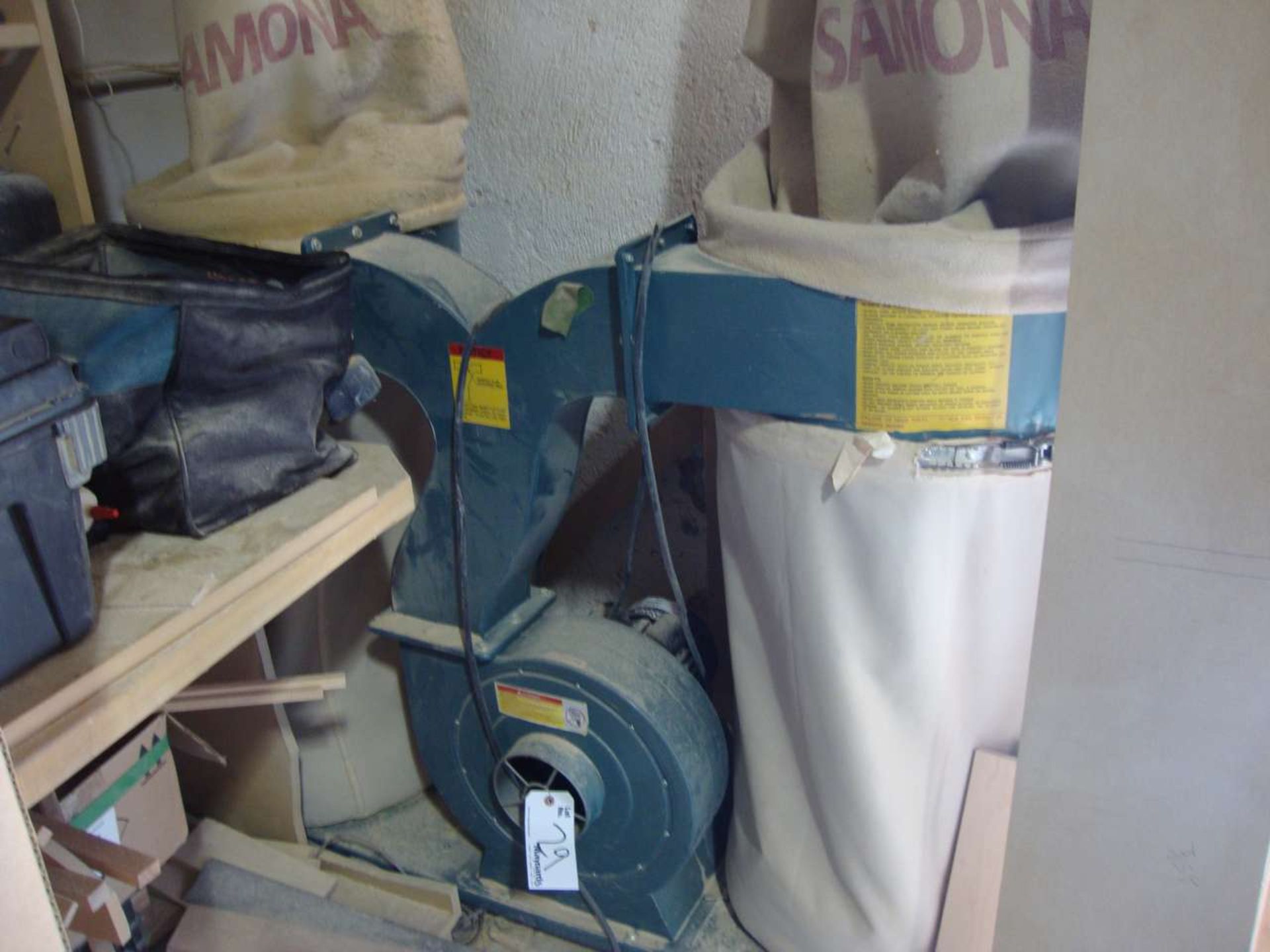 Samona 3hp 2300cfm 2 bag portable dust collector,