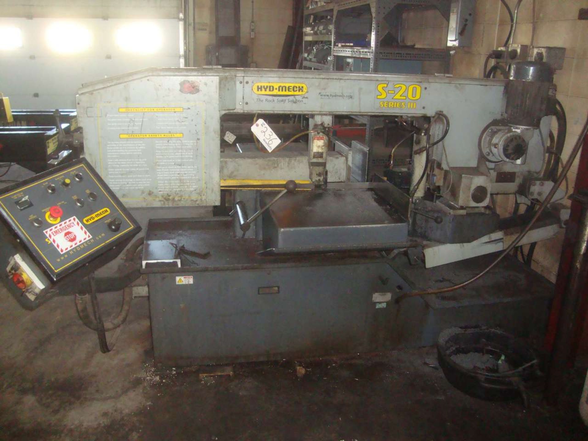 Hyd-Mech S-20M111 Metal cutting bandsaw