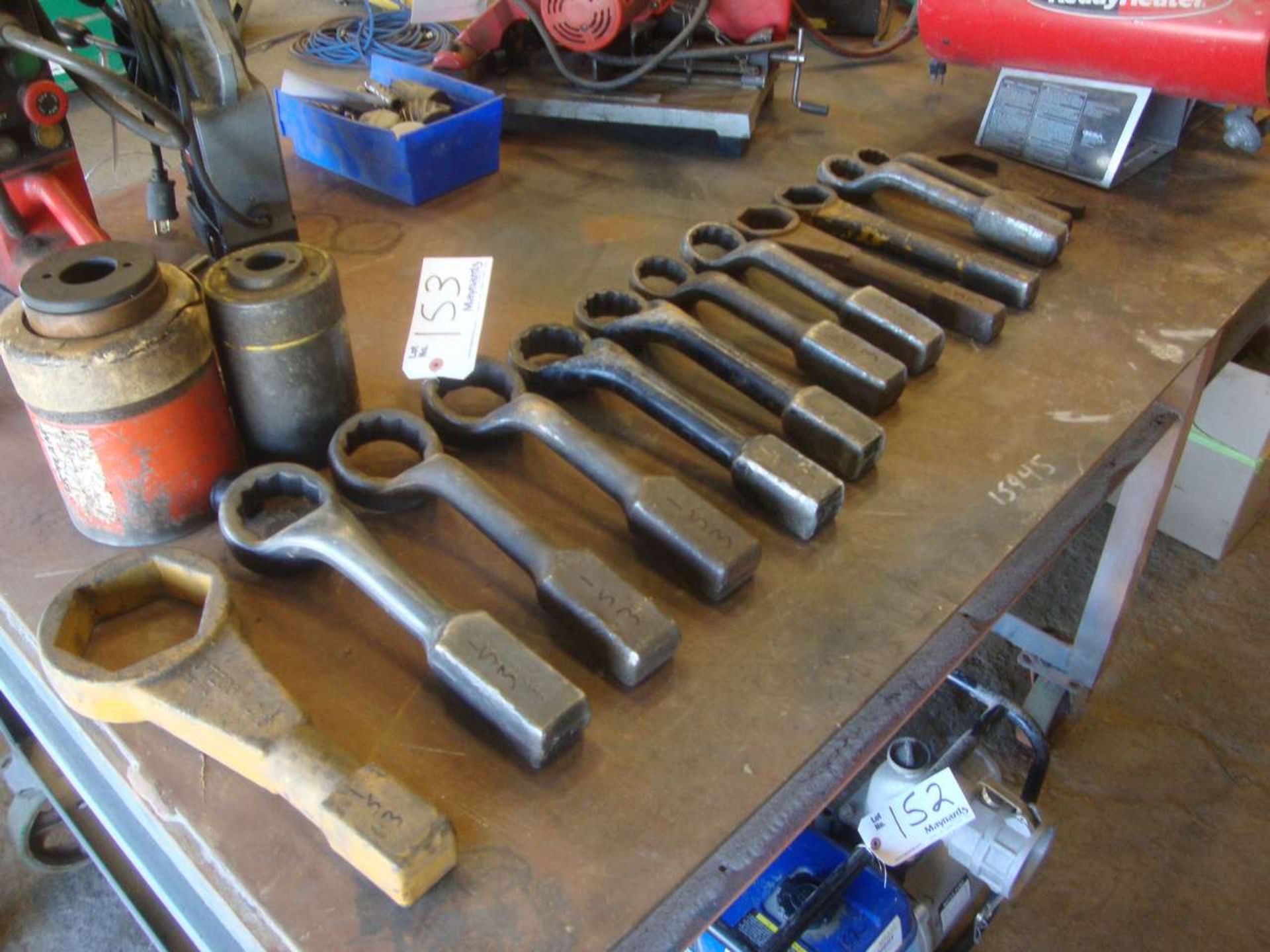Lot of hammer wrenches