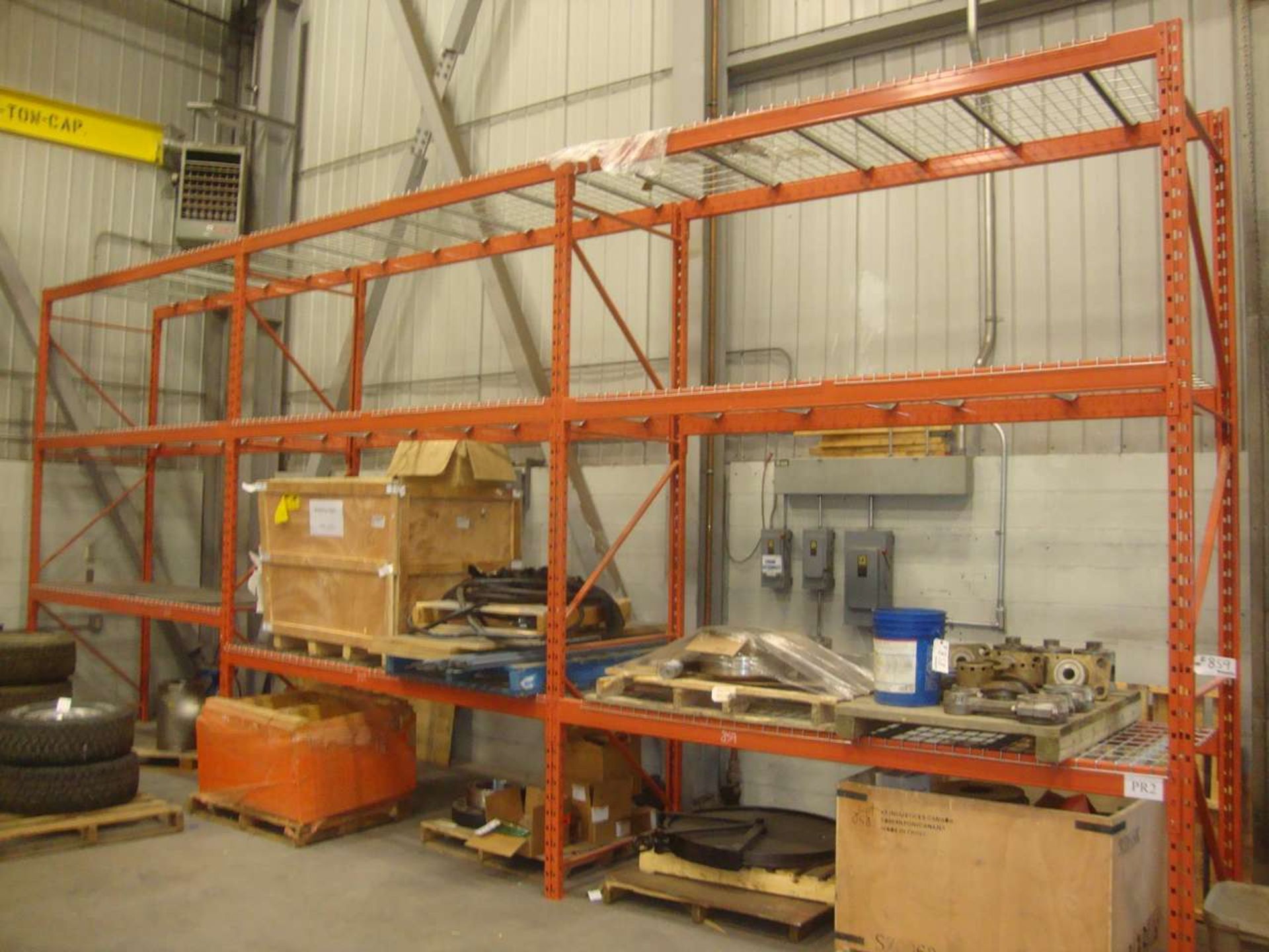 5 Sections of 8' x 42" x 12' pallet racking