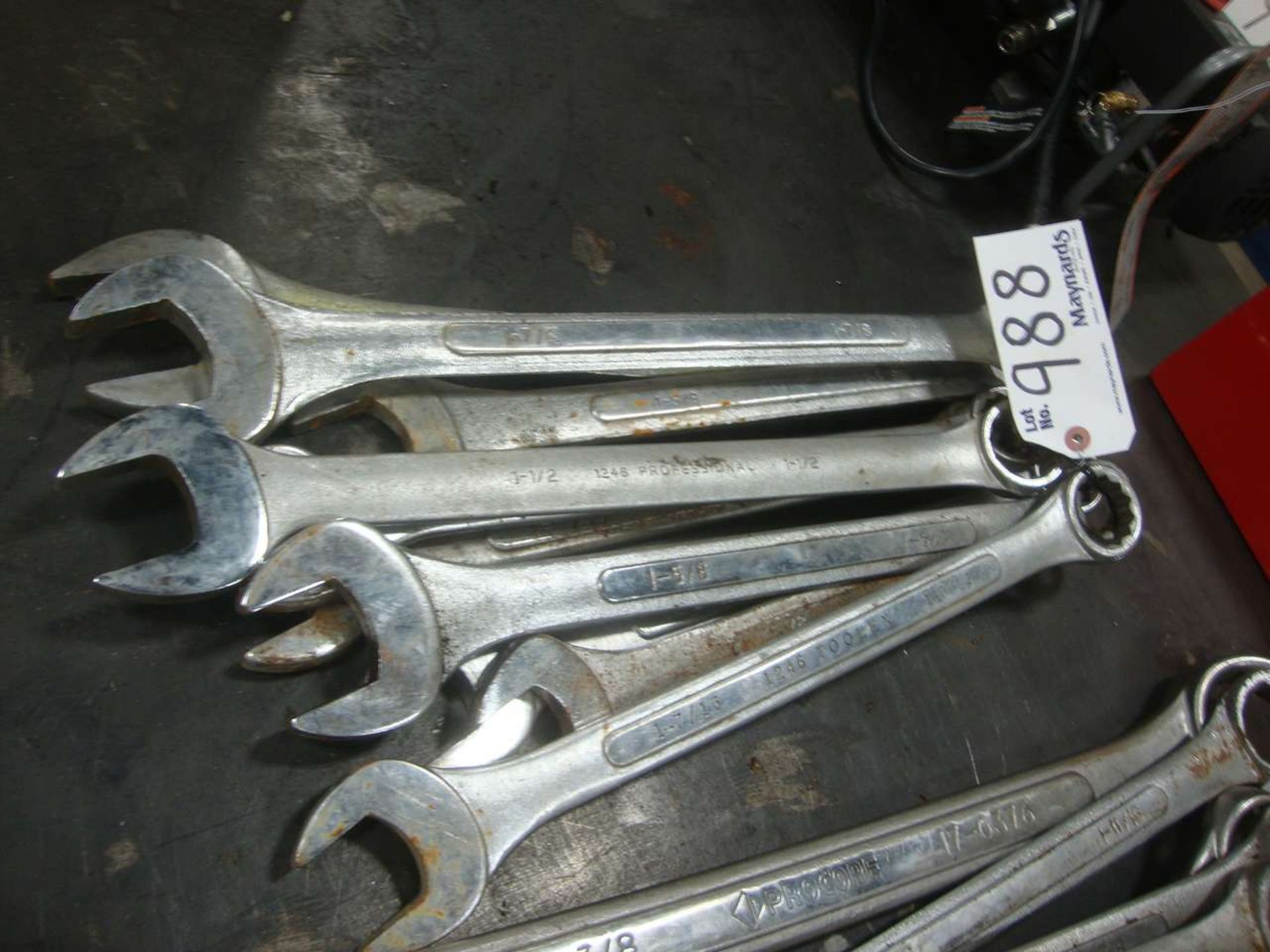 Lot of open end wrenches