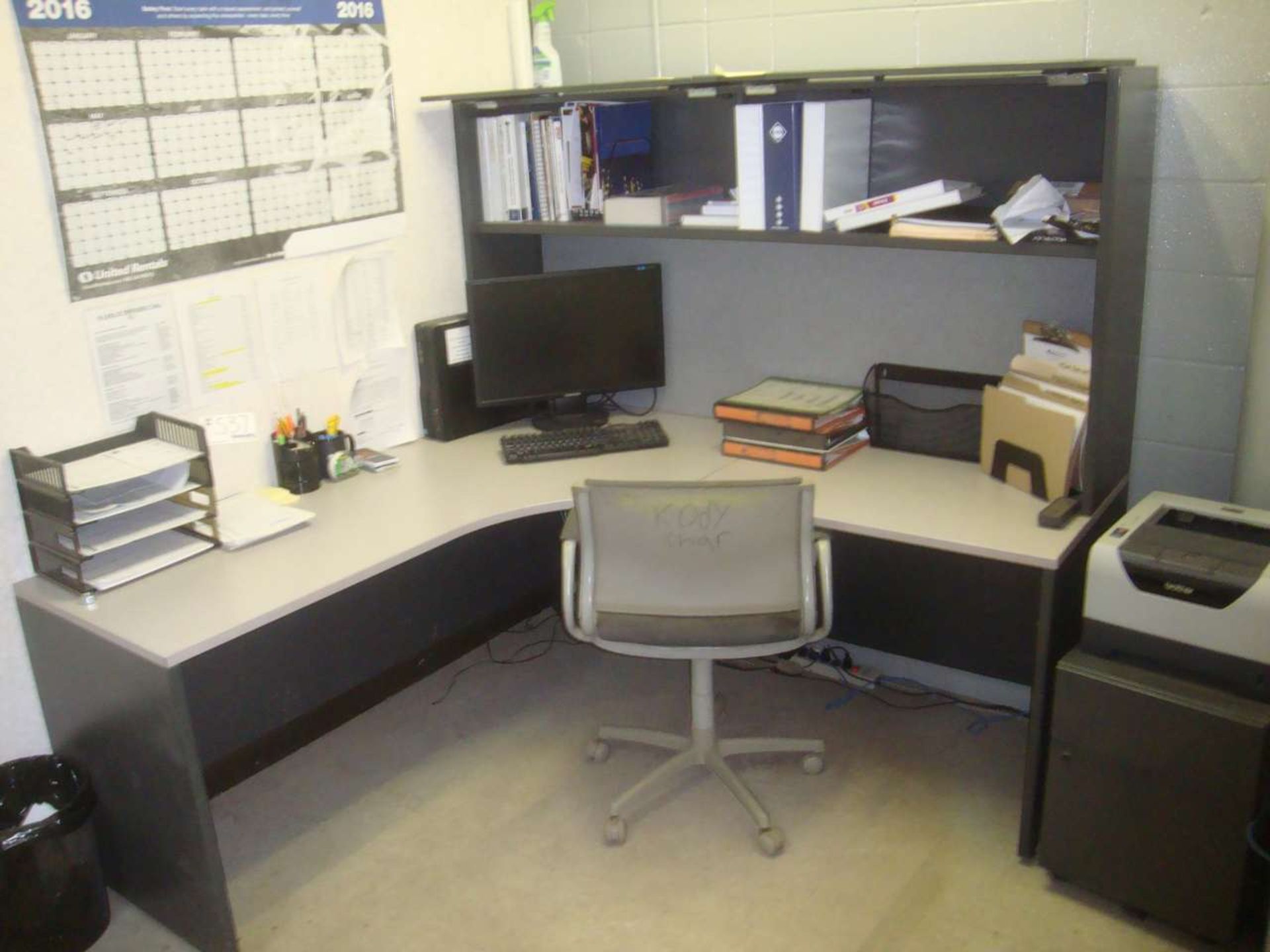 Shop foreman office,