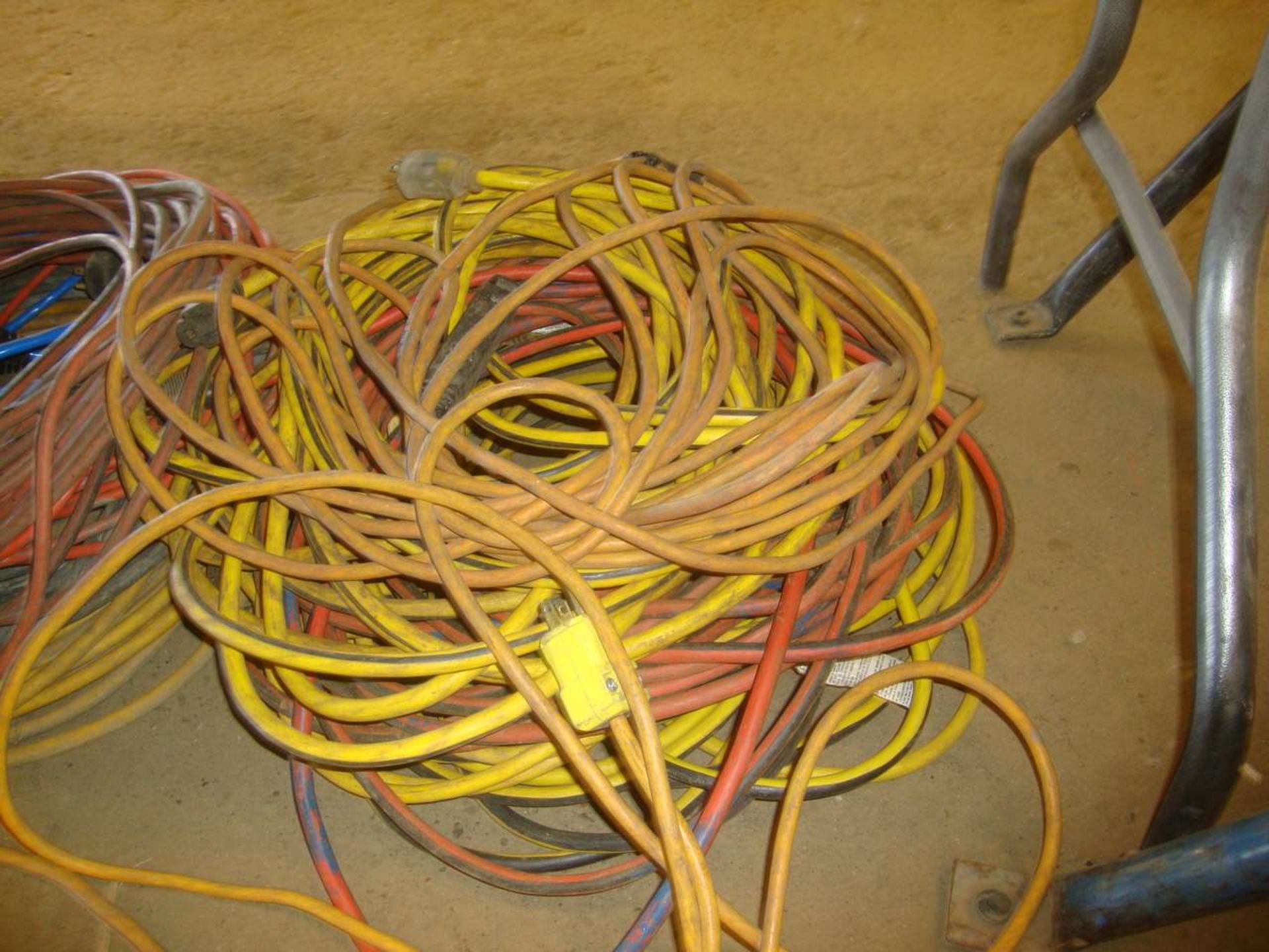 Lot of extention cords