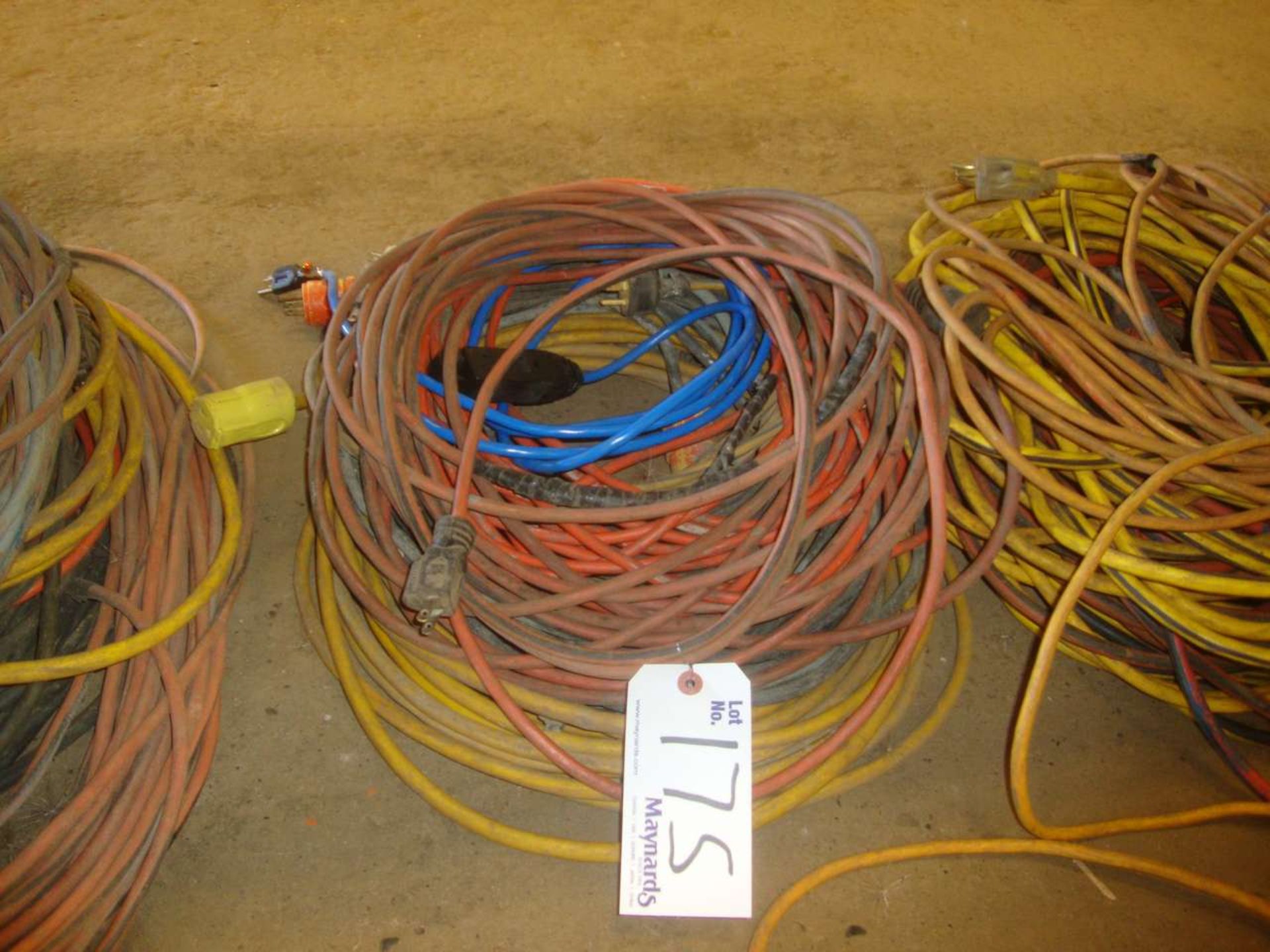 Lot of extention cords