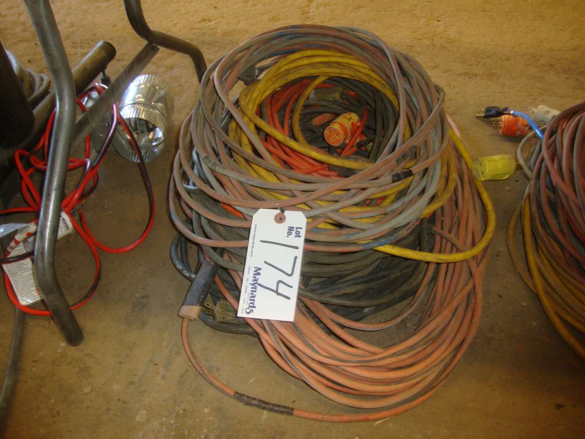 Lot of extention cords