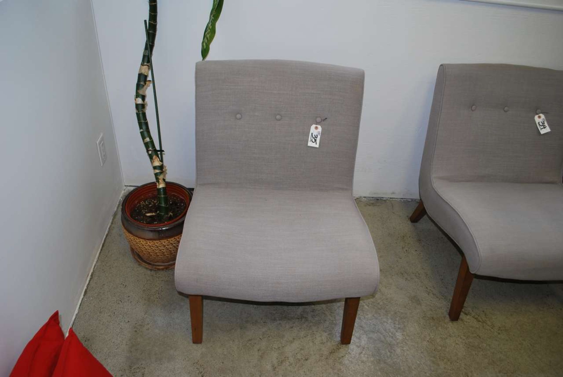 Gery side chairs