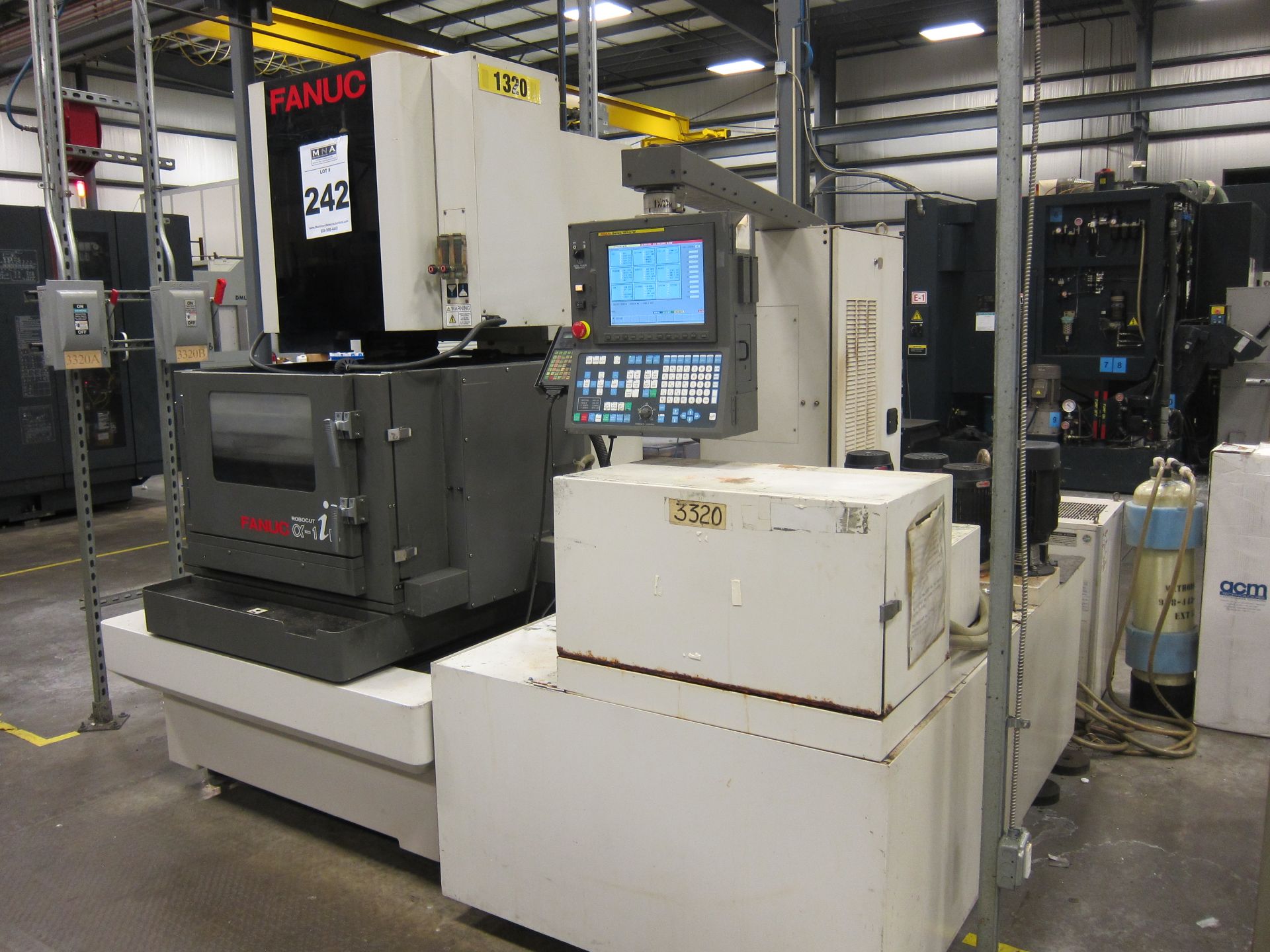 FANUC ROBOCUT A-1IB FANUC 180IS-W CONTROL, 22'' X 15'' X 12'' TRAVEL, AWT, SUBMERGED CUTTING, - Image 4 of 5