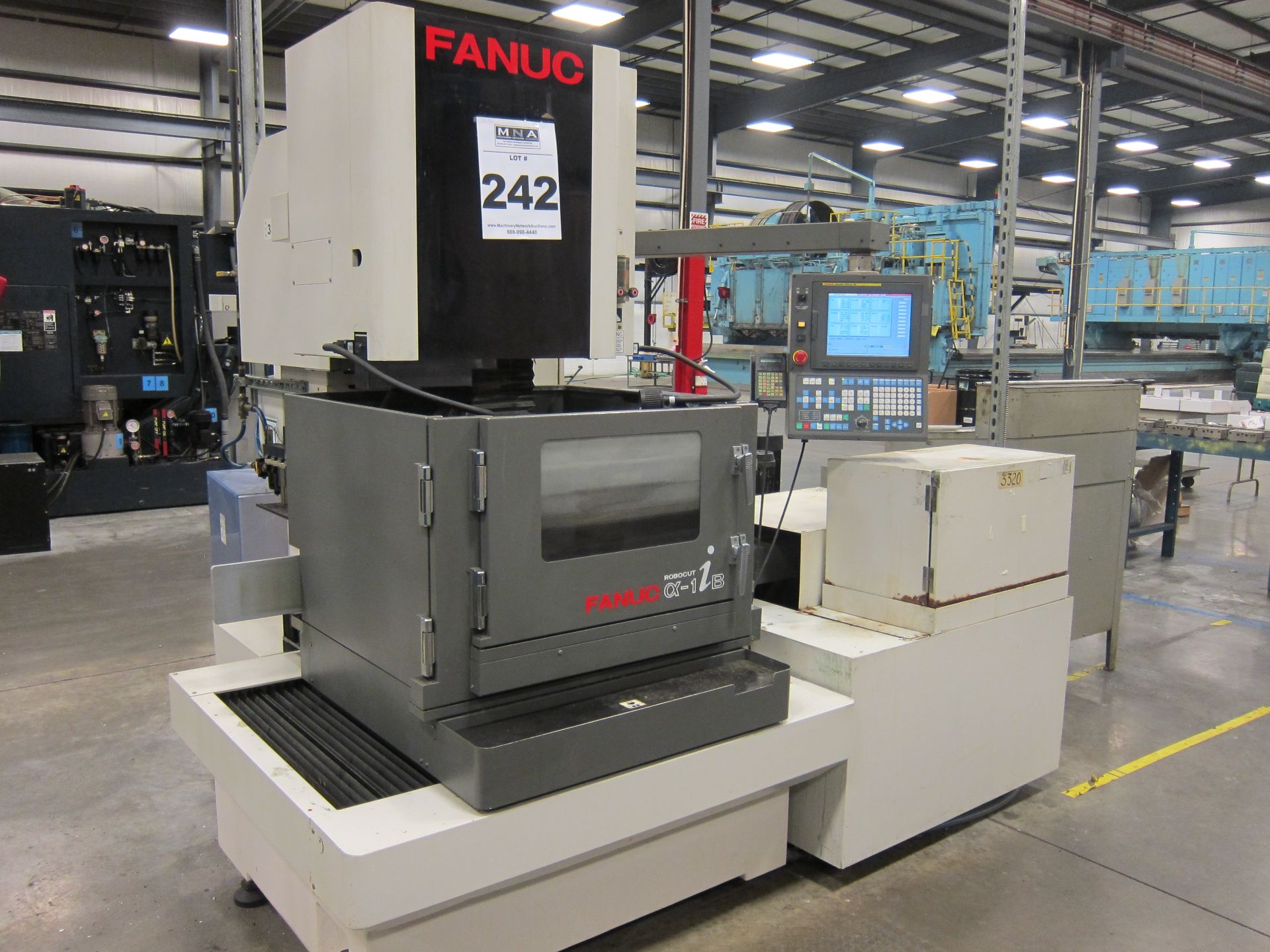 FANUC ROBOCUT A-1IB FANUC 180IS-W CONTROL, 22'' X 15'' X 12'' TRAVEL, AWT, SUBMERGED CUTTING,