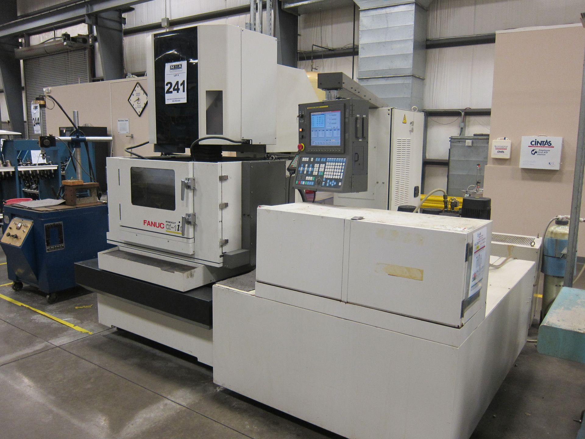 FANUC ROBOCUT A-1IC FANUC 180IS-W CONTROL, 22'' X 15'' X 12'' TRAVEL, AWT, SUBMERGED CUTTING, - Image 4 of 7