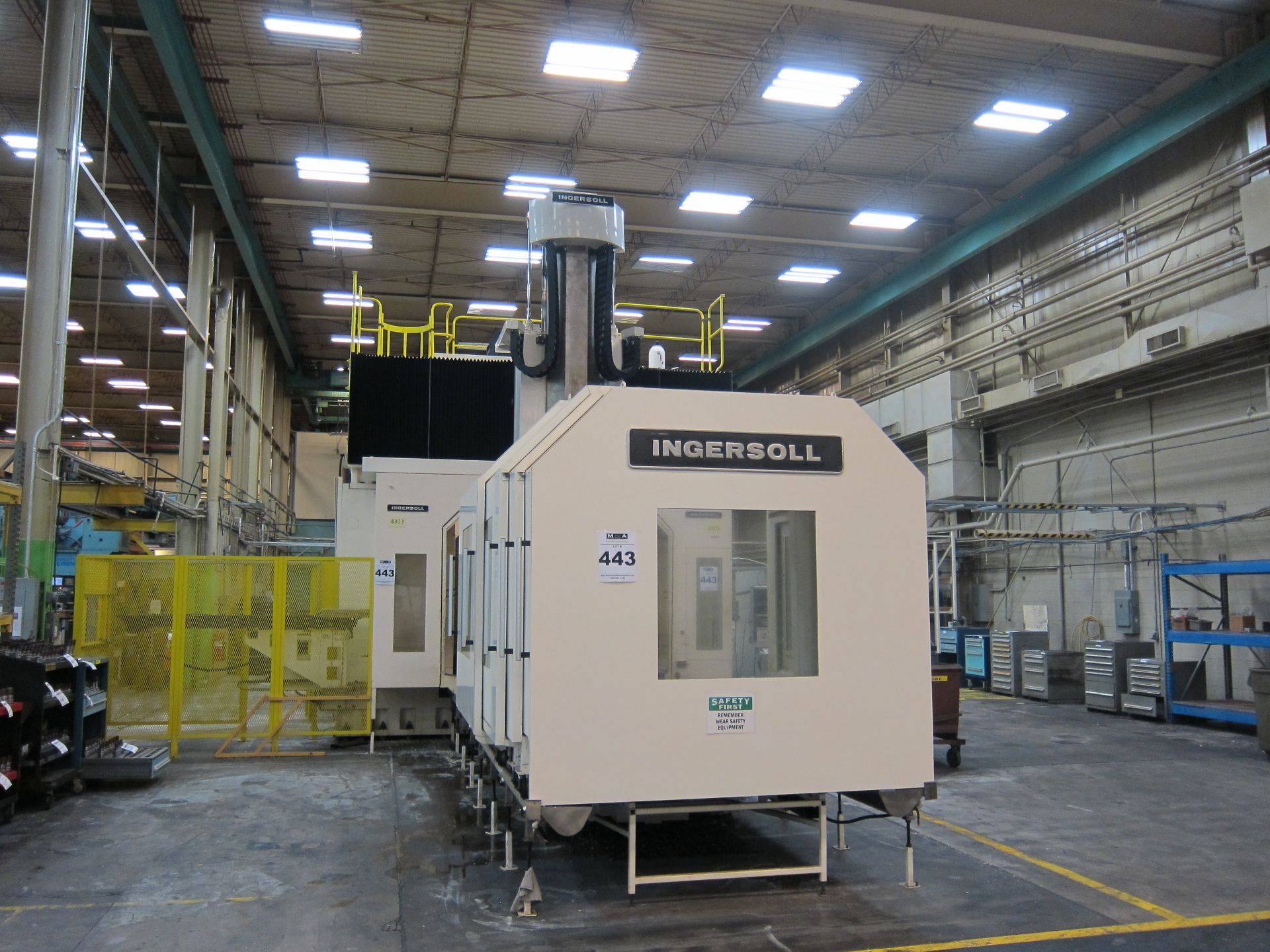 INGERSOLL VFP 1.8 HIGH-SPEED BRIDGE TYPE, SIEMENS 840D, 157'' X 118'' X 36'', 110-DEG. B-AXIS, 400- - Image 2 of 11