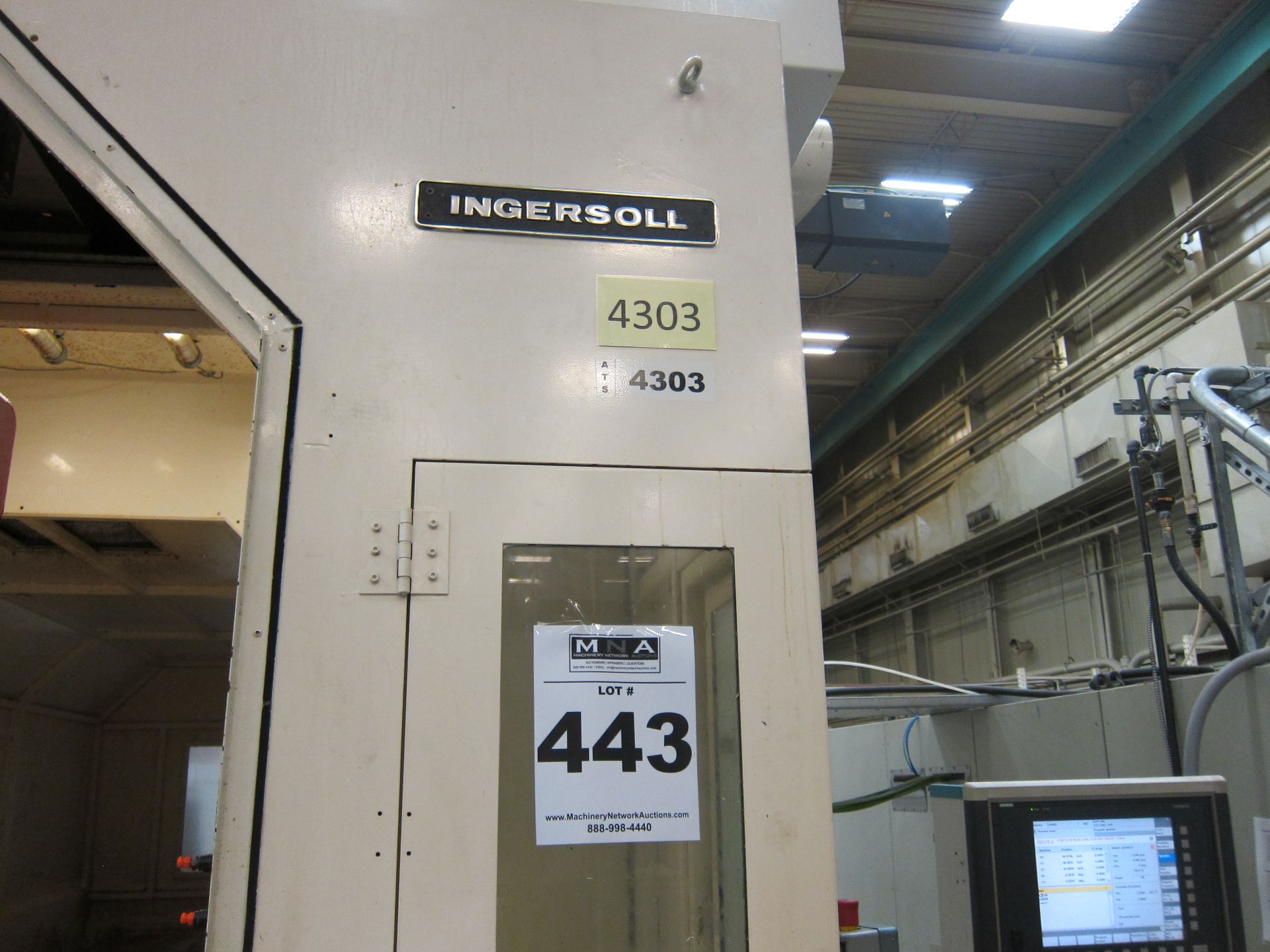 INGERSOLL VFP 1.8 HIGH-SPEED BRIDGE TYPE, SIEMENS 840D, 157'' X 118'' X 36'', 110-DEG. B-AXIS, 400- - Image 9 of 11