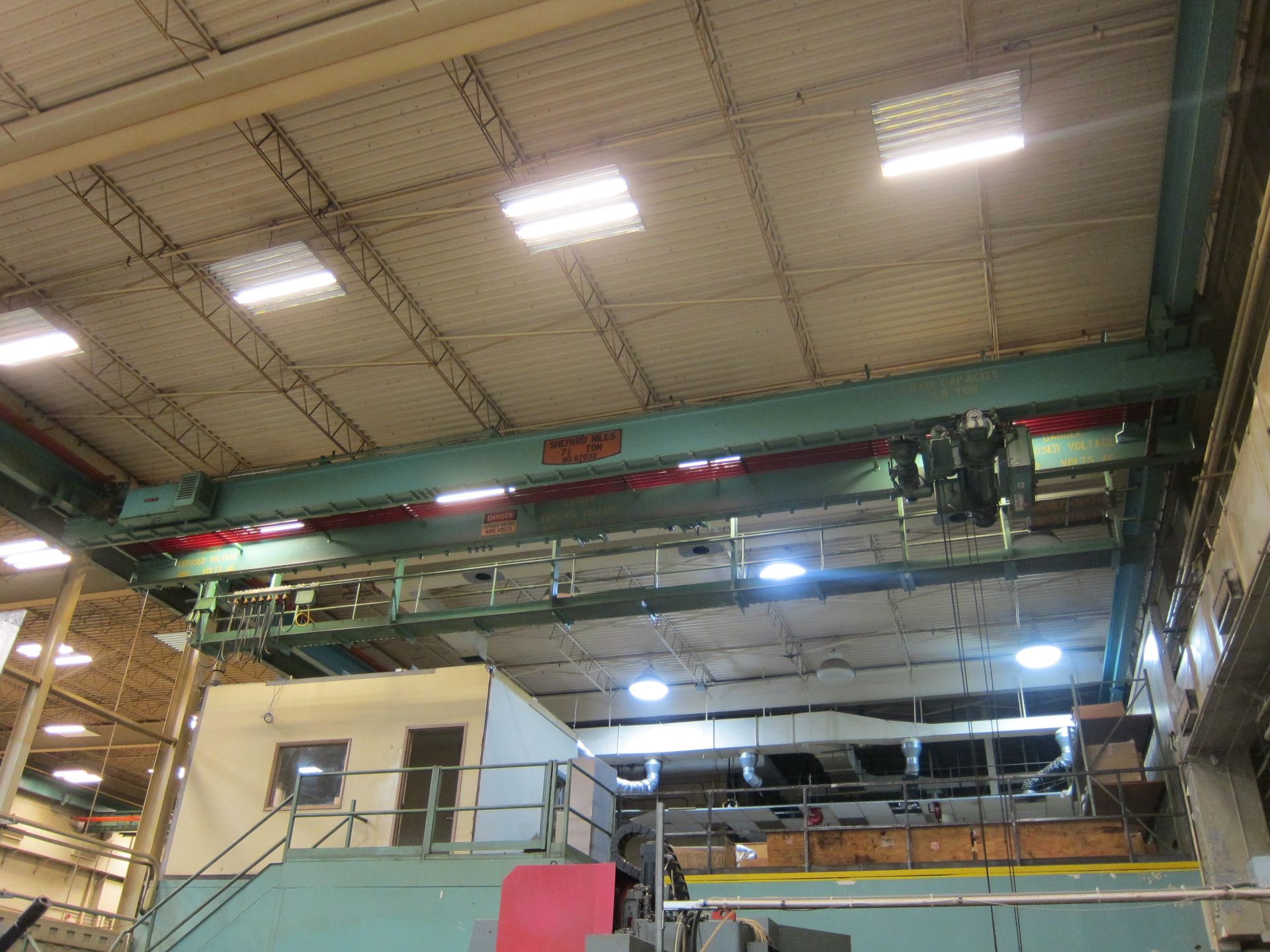 SHEPARD NILES OVERHEAD H CRANE NO 67032 7 1/2 TON 45' SPAN (140) - Image 4 of 4