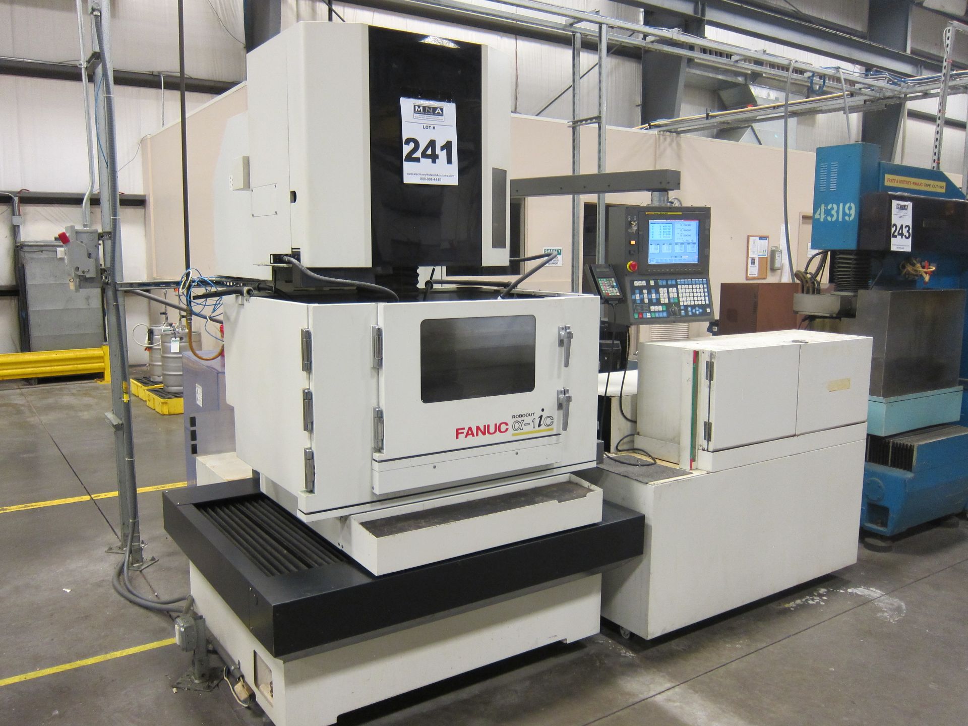 FANUC ROBOCUT A-1IC FANUC 180IS-W CONTROL, 22'' X 15'' X 12'' TRAVEL, AWT, SUBMERGED CUTTING, - Image 3 of 7
