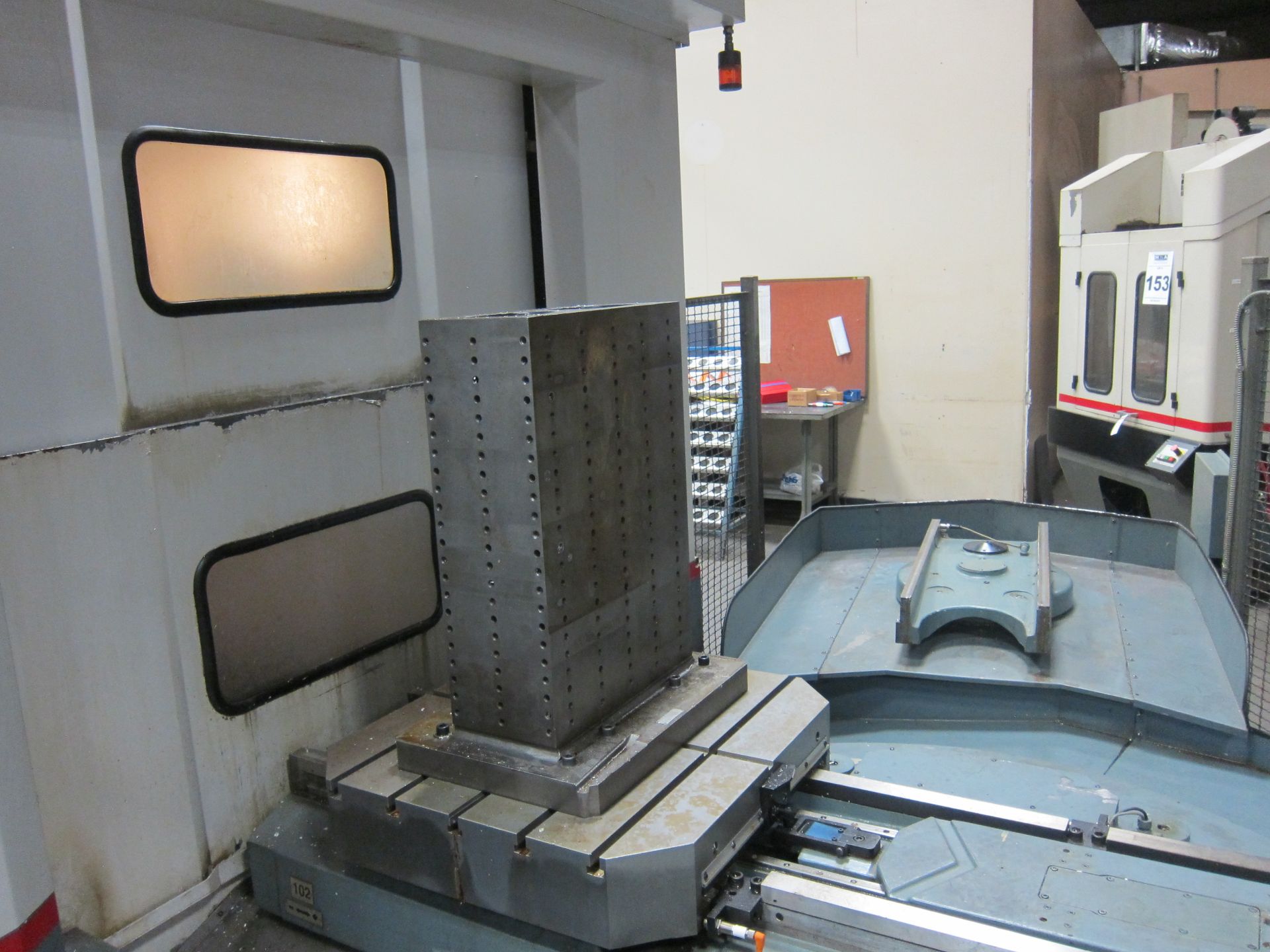 CINCINNATI MAGNUM H5-800-5-AXIS, SIEMENS A950(3) 31.5'' PALLETS, 61''X48''X47'', 180 DEG AXIS A- - Image 8 of 10