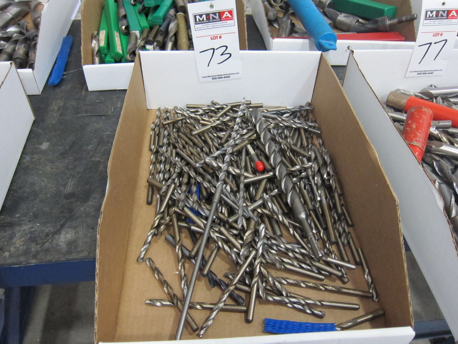 BOX OF DRILL BITS