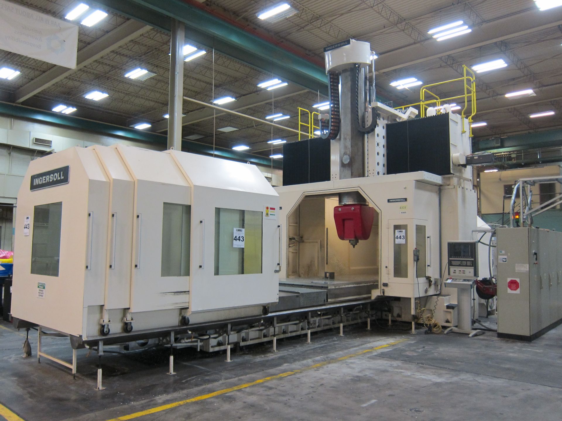 INGERSOLL VFP 1.8 HIGH-SPEED BRIDGE TYPE, SIEMENS 840D, 157'' X 118'' X 36'', 110-DEG. B-AXIS, 400- - Image 4 of 11