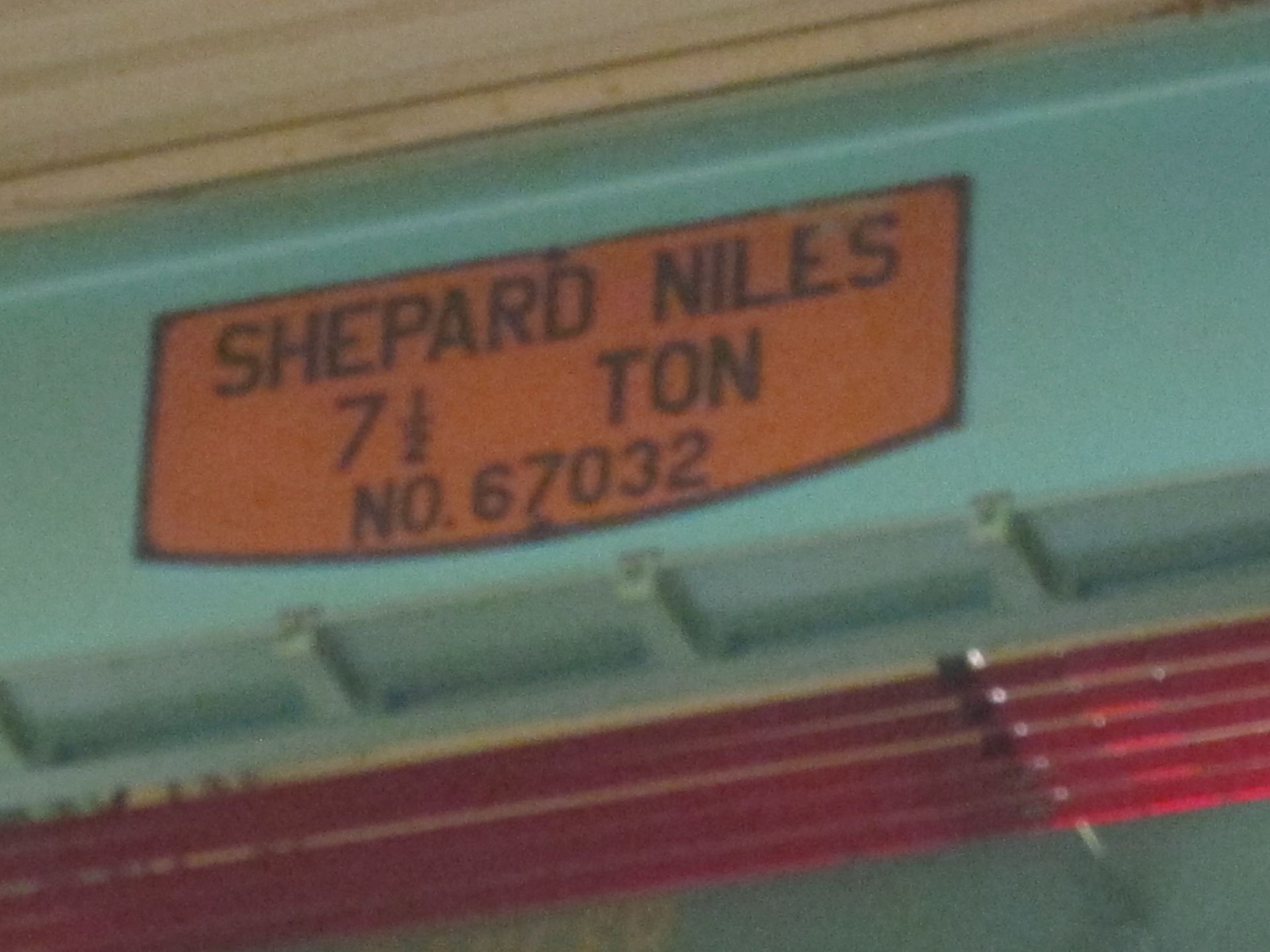 SHEPARD NILES OVERHEAD H CRANE NO 67032 7 1/2 TON 45' SPAN (140) - Image 3 of 4