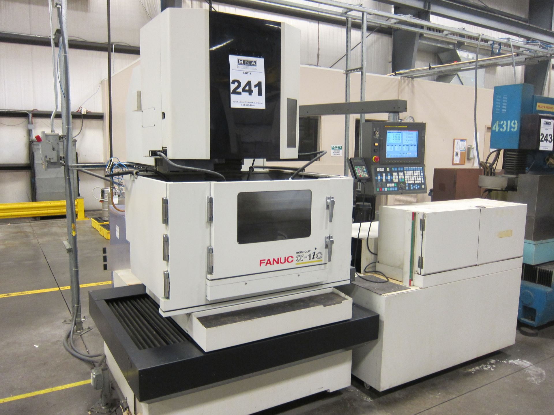 FANUC ROBOCUT A-1IC FANUC 180IS-W CONTROL, 22'' X 15'' X 12'' TRAVEL, AWT, SUBMERGED CUTTING,