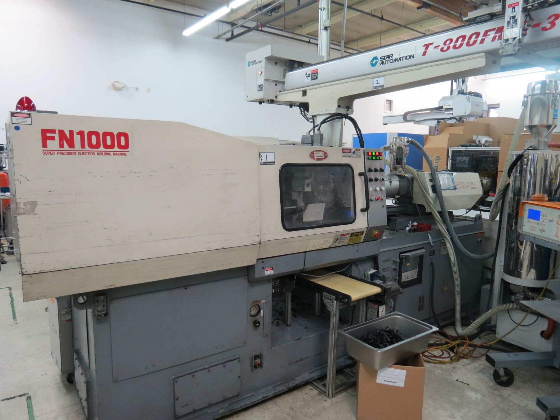 88 Ton Nissei Injection Molding Machine Mdl # FN1000-12A, NC9000 Control, S/N # SO8S012, 1997