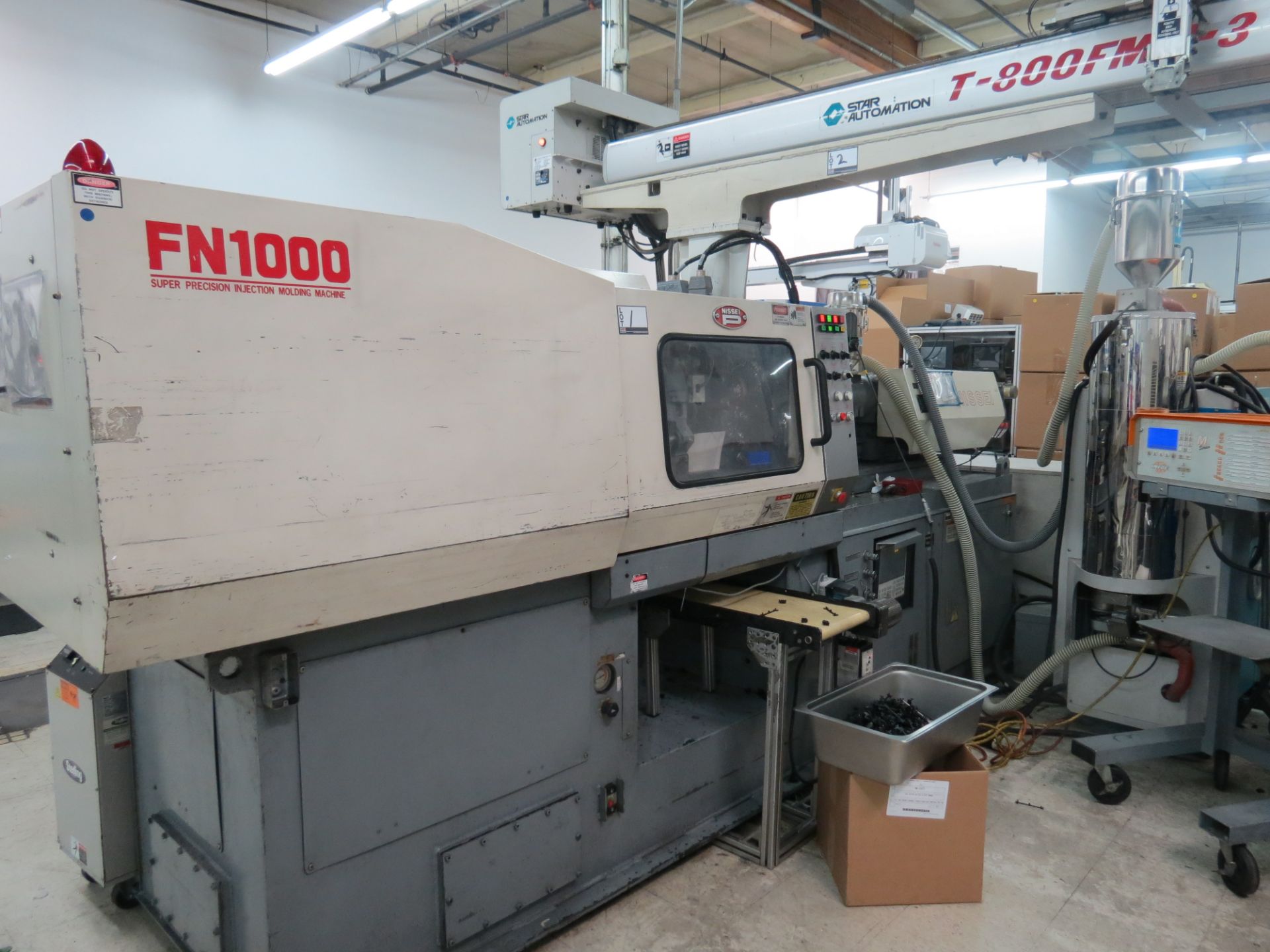 88 Ton Nissei Injection Molding Machine Mdl # FN1000-12A, NC9000 Control, S/N # SO8S012, 1997 - Image 4 of 4