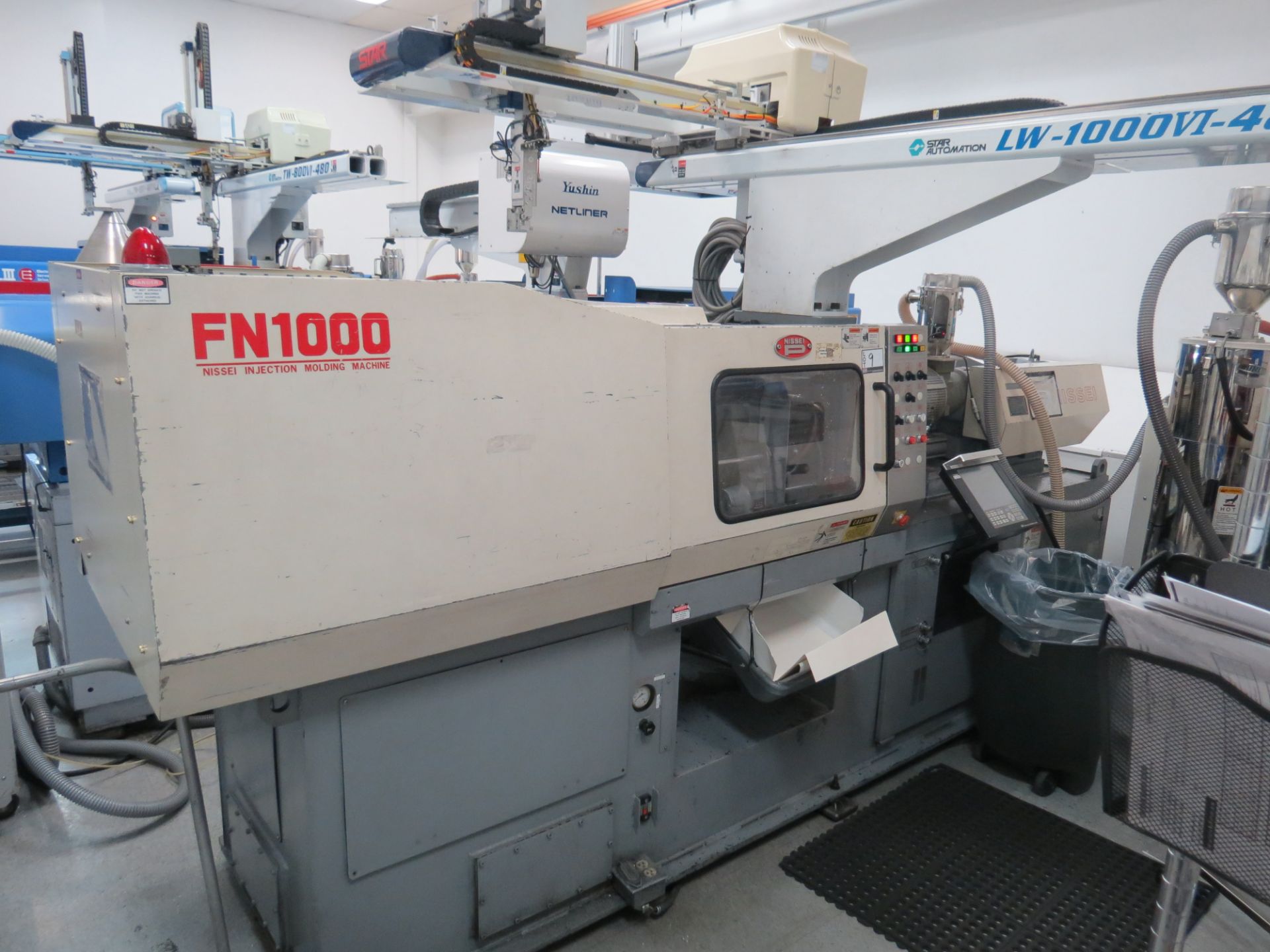 88 Ton Nissei Injection Molding Machine, Mdl # FN1000-12A, NC9300T Control S/N # SO8U068, 1999 - Image 3 of 6