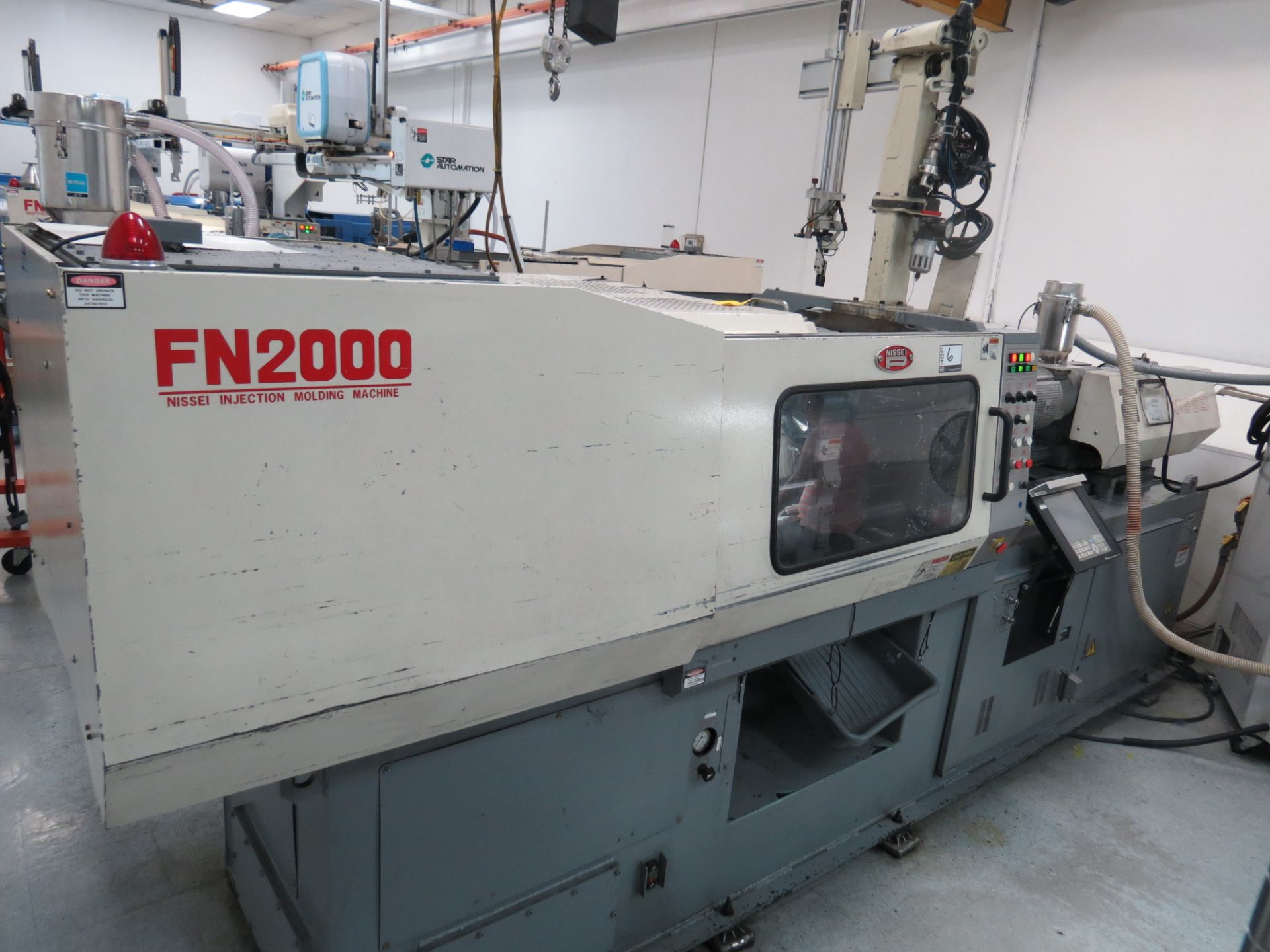 120 Ton Nissei Injection Molding Machine, Mdl # FN2000-18A, NC9300T Control, S/N # S11T071, 1999 - Image 6 of 6